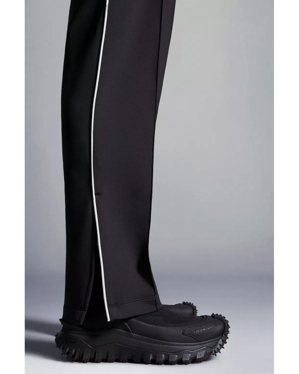 Moncler Black Neoprene Trackpants