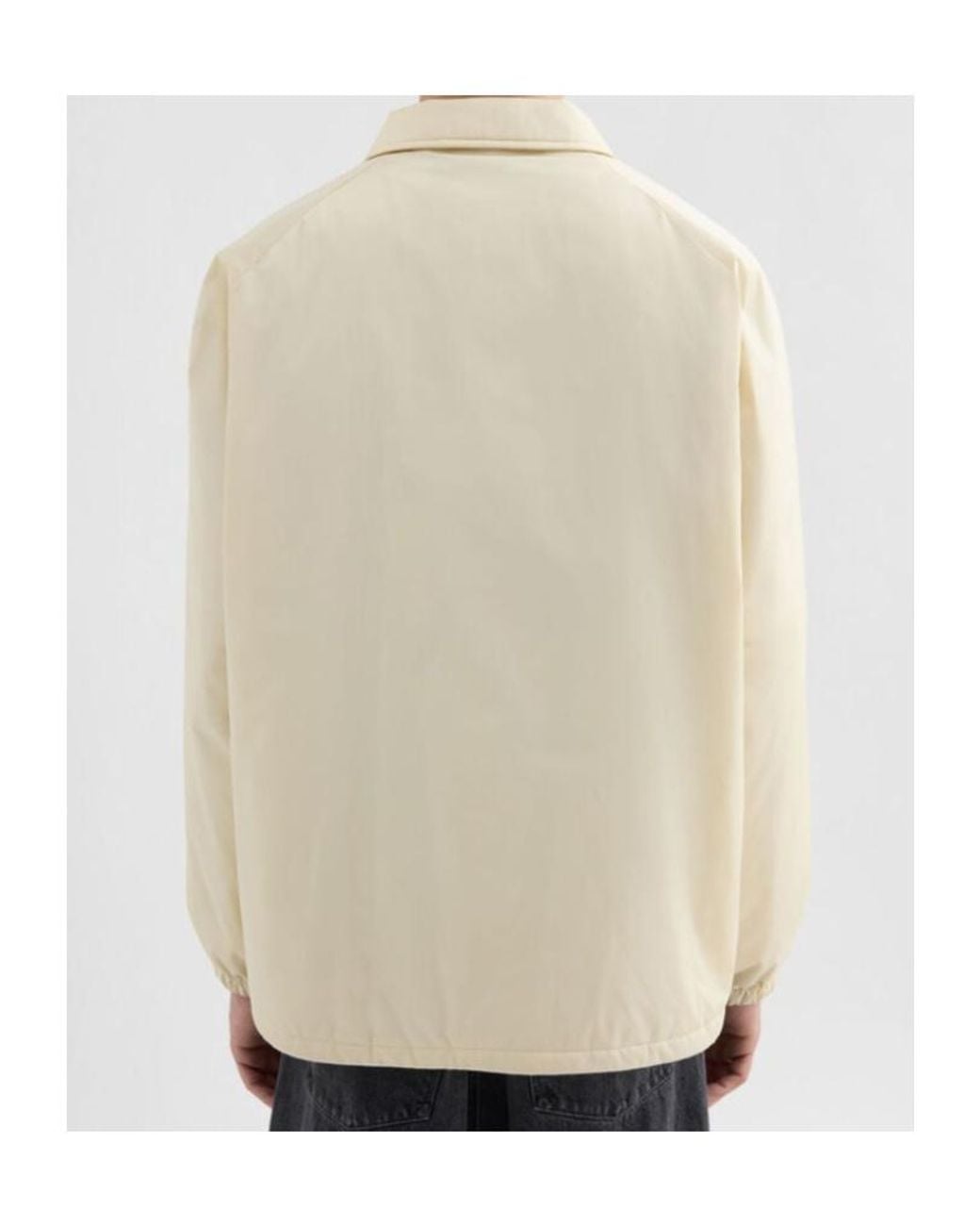 Jil Sander Natural Taffeta Padded Jacket for men