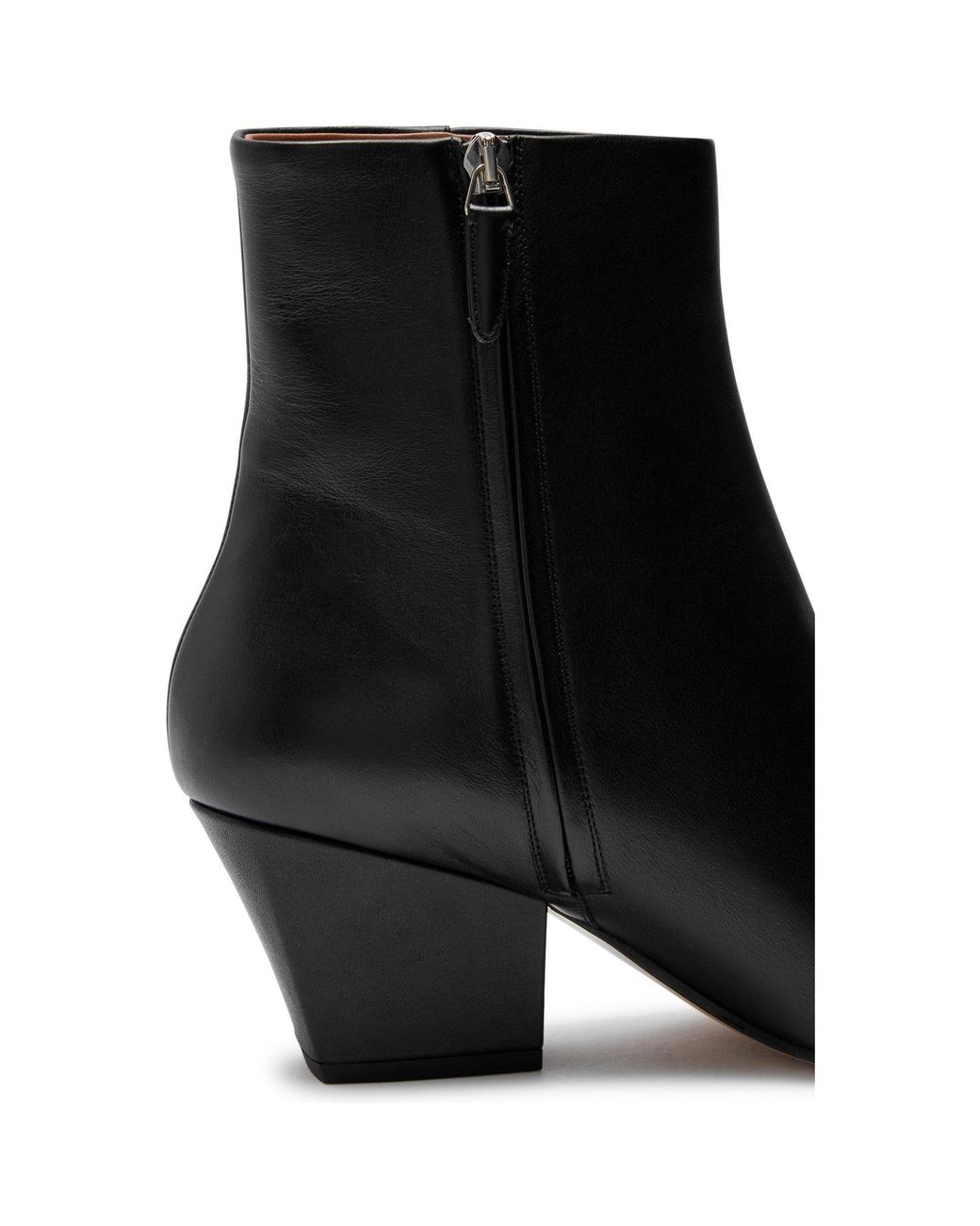 Paris Texas Black Leather Ankle Boots
