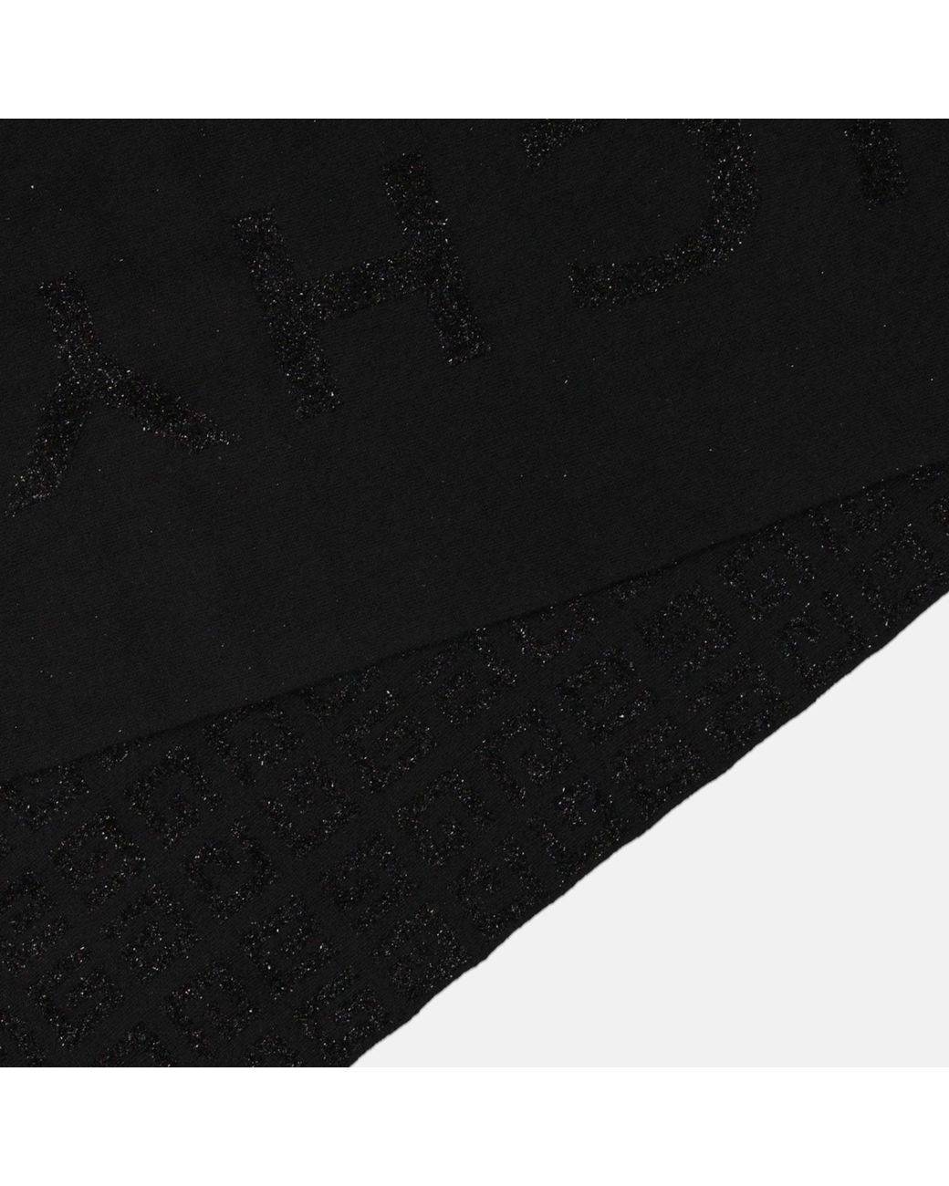 Givenchy Black 4G Double Sided Scarf