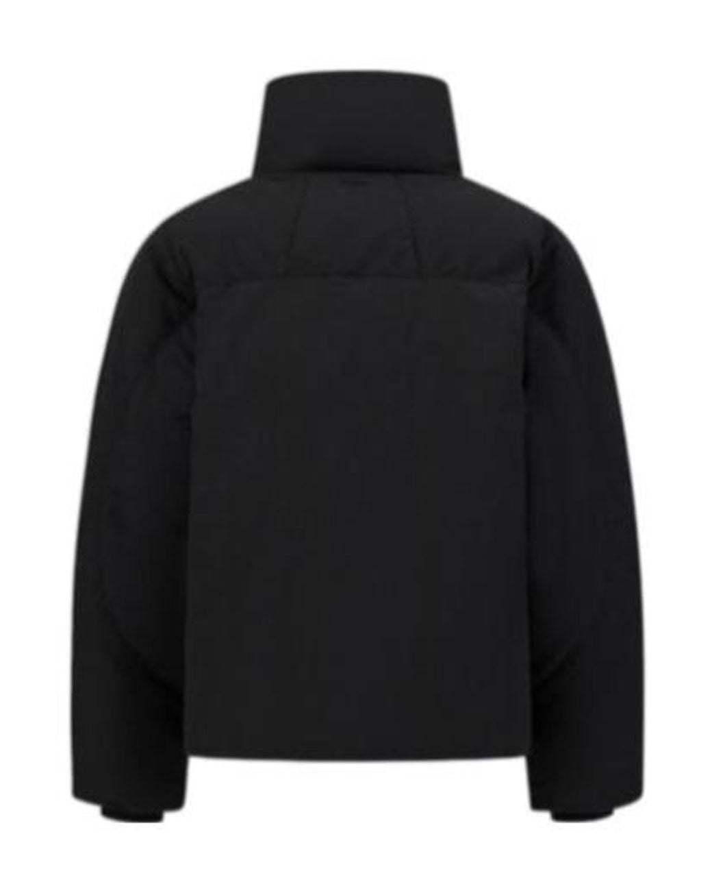 Herno Black Laminar High-Neck Puffer Jacket