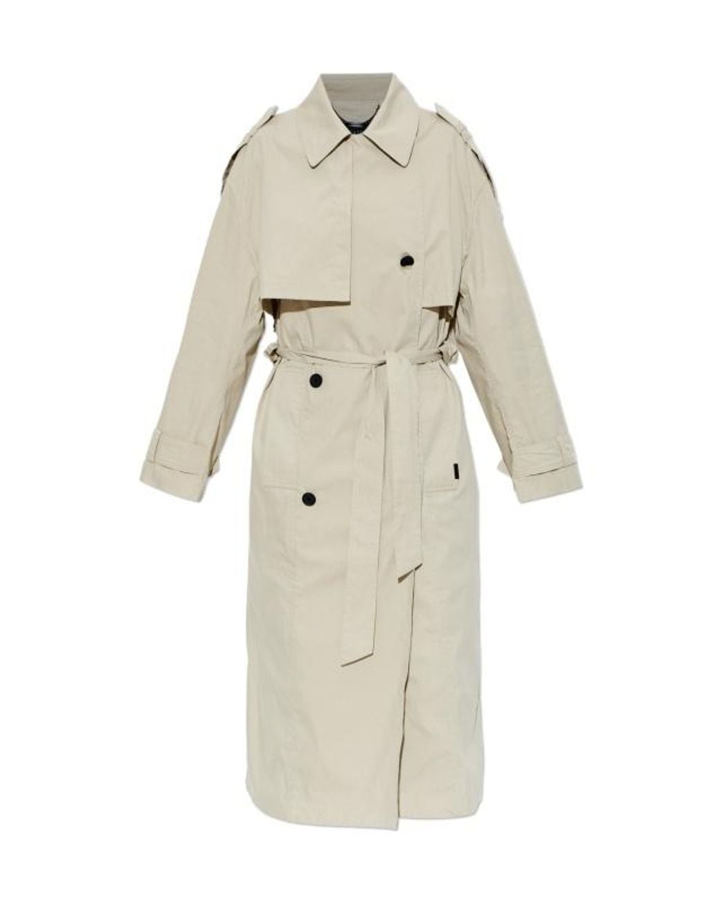 AllSaints Natural Linnie Belted Trench Coat