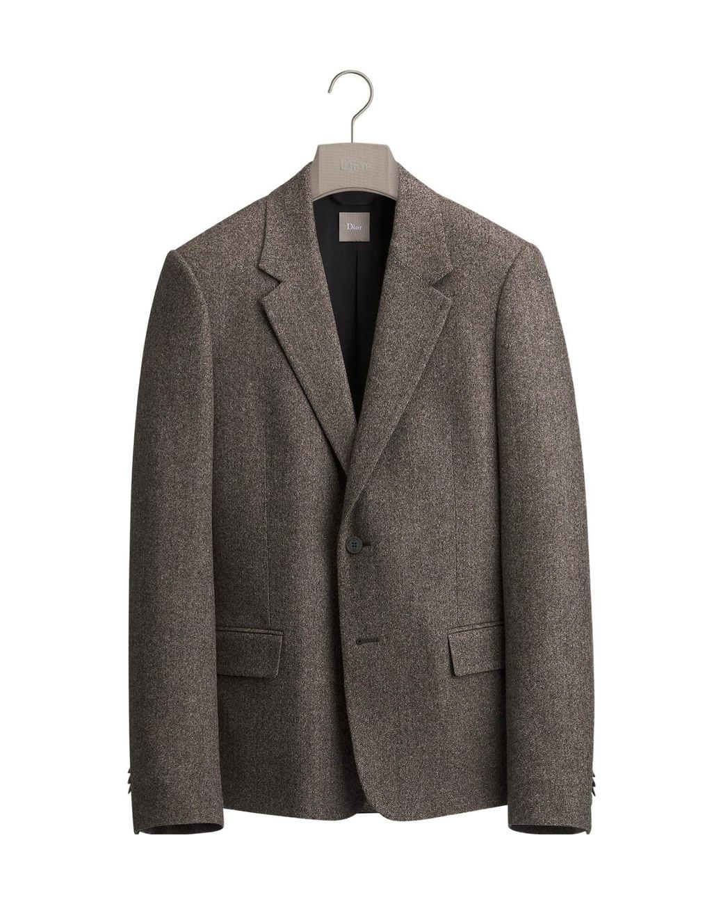 Dior Brown Single-Breasted Jacket for men