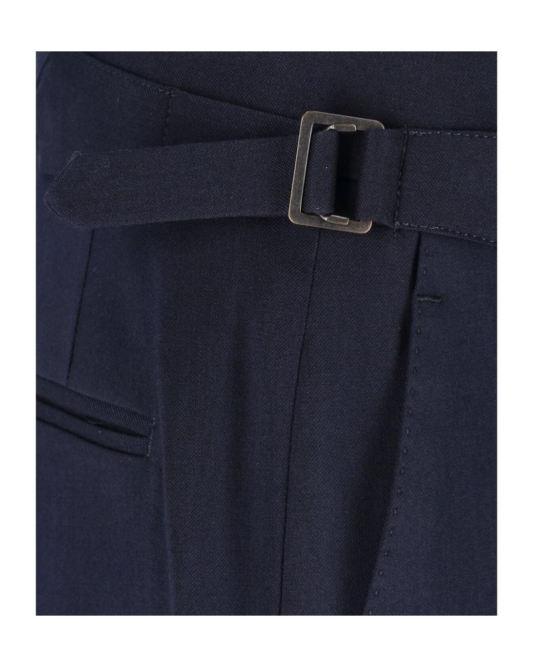 Vivienne Westwood Blue High Waist Straight Leg Trousers for men