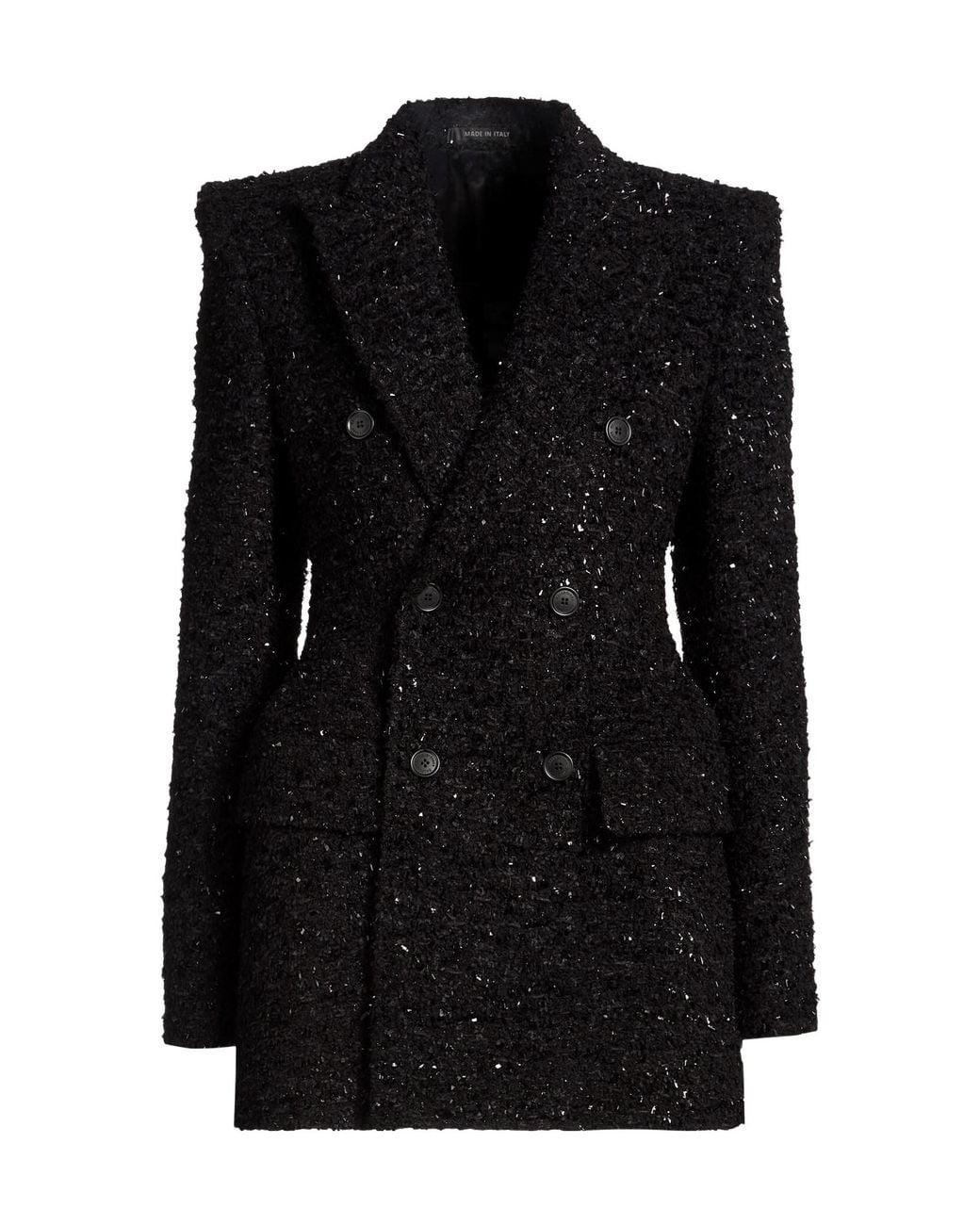 Balenciaga Black Double Breasted Blazers