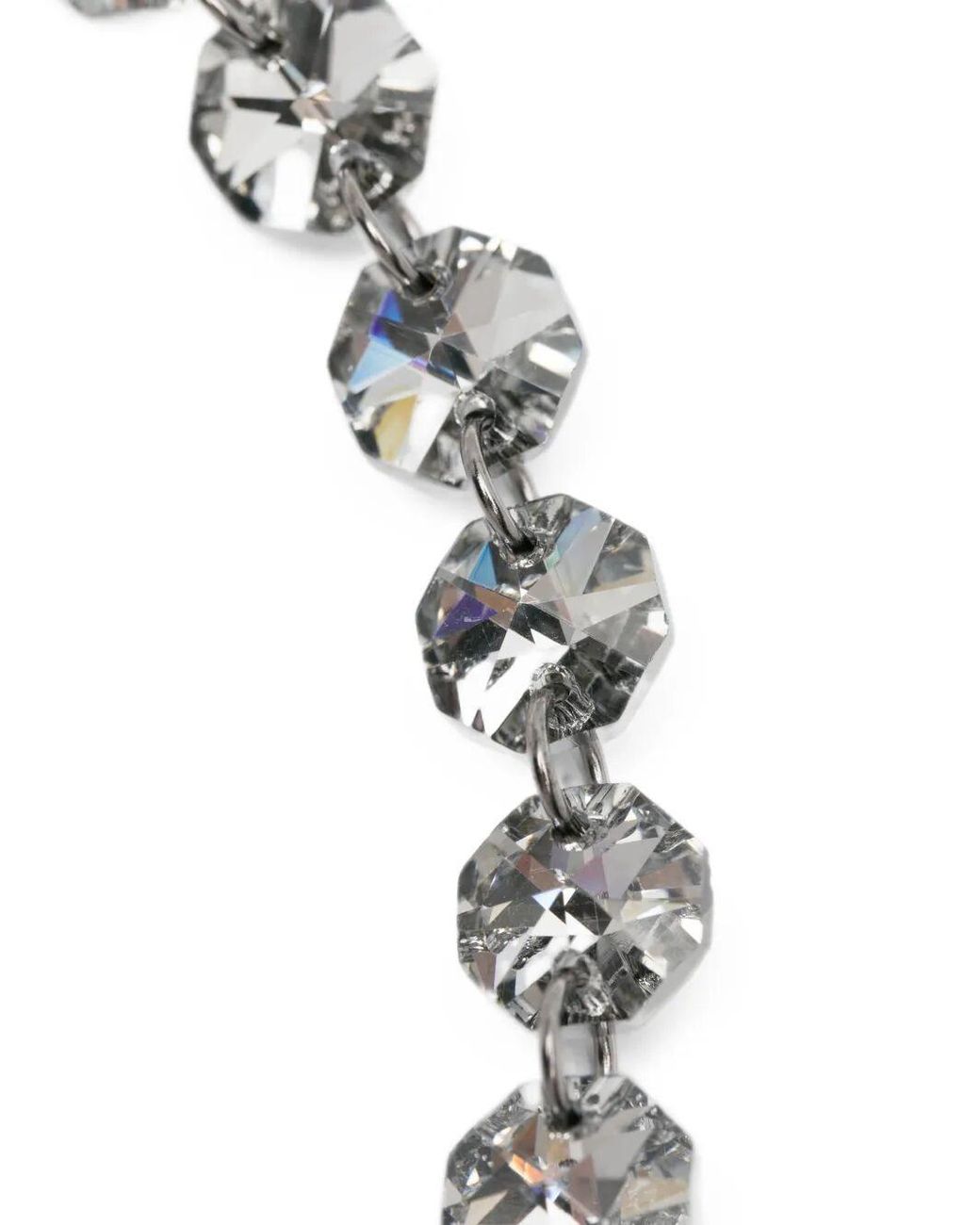 Maria Calderara Metallic Crystal Choker Necklace