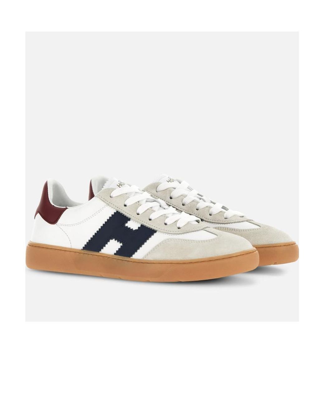 Hogan Blue Low-Top Leather Sneakers for men
