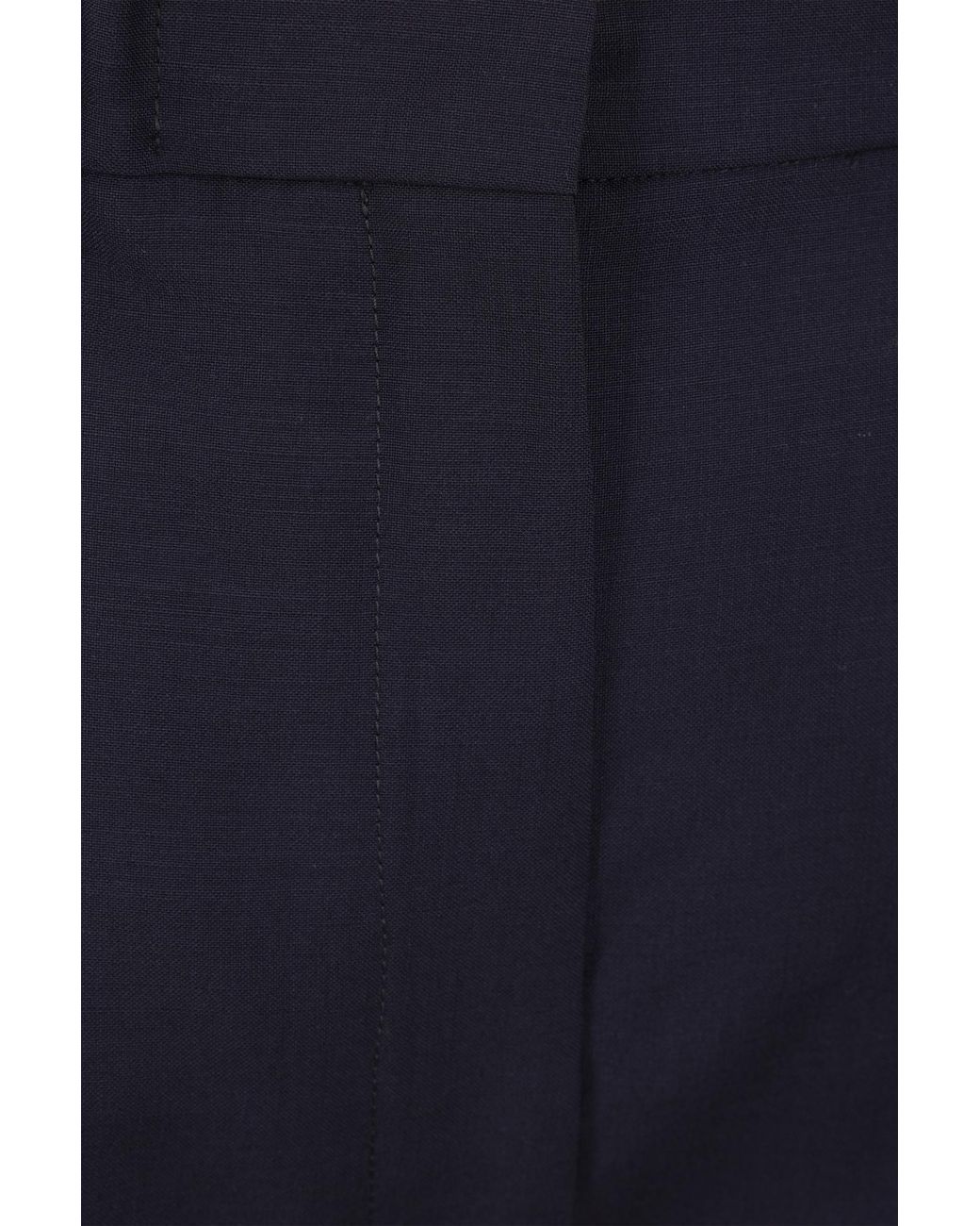 Prada Blue Pleated Tailored Trousers