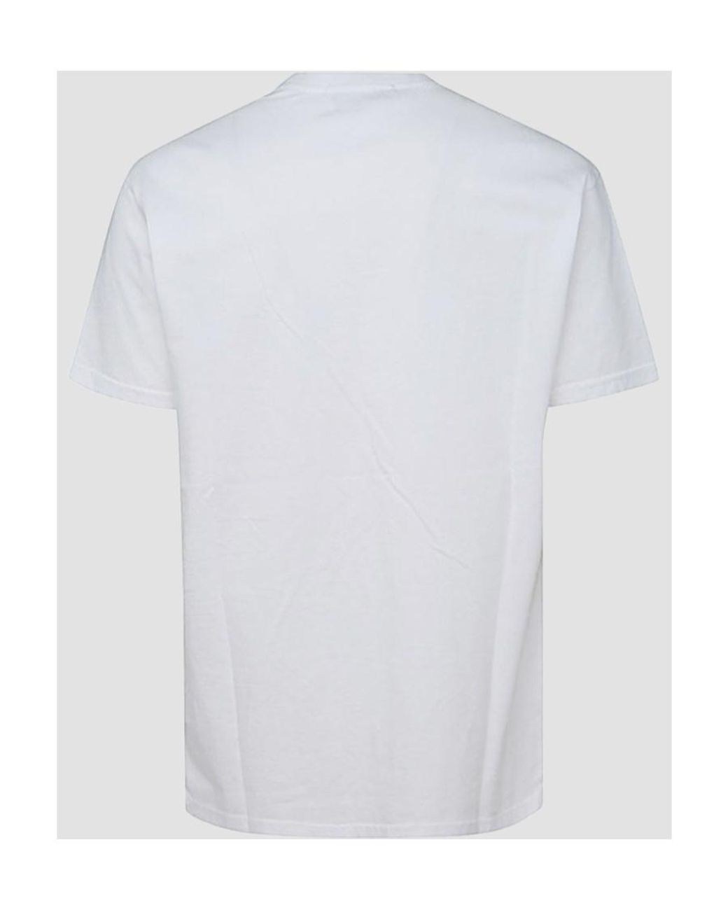 Vivienne Westwood White Logo Embroidered Crewneck T-Shirt for men