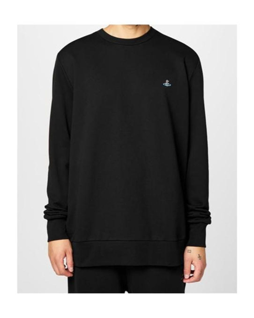 Vivienne Westwood Black Crew Neck Sweatshirt for men