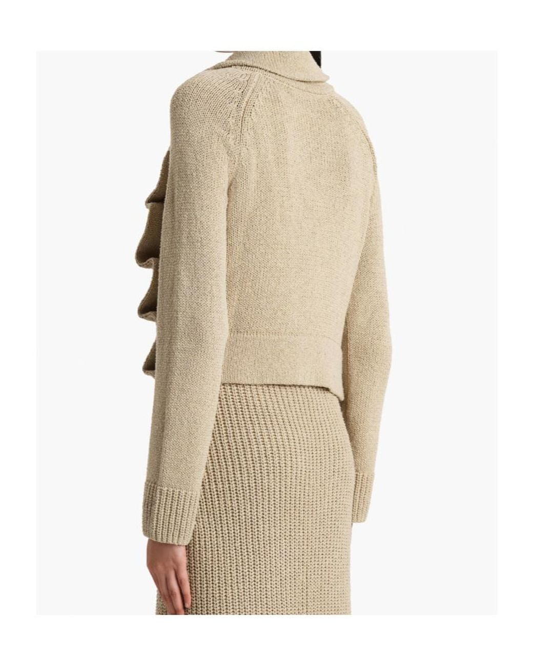 Khaite Natural Lorrai Cardigan