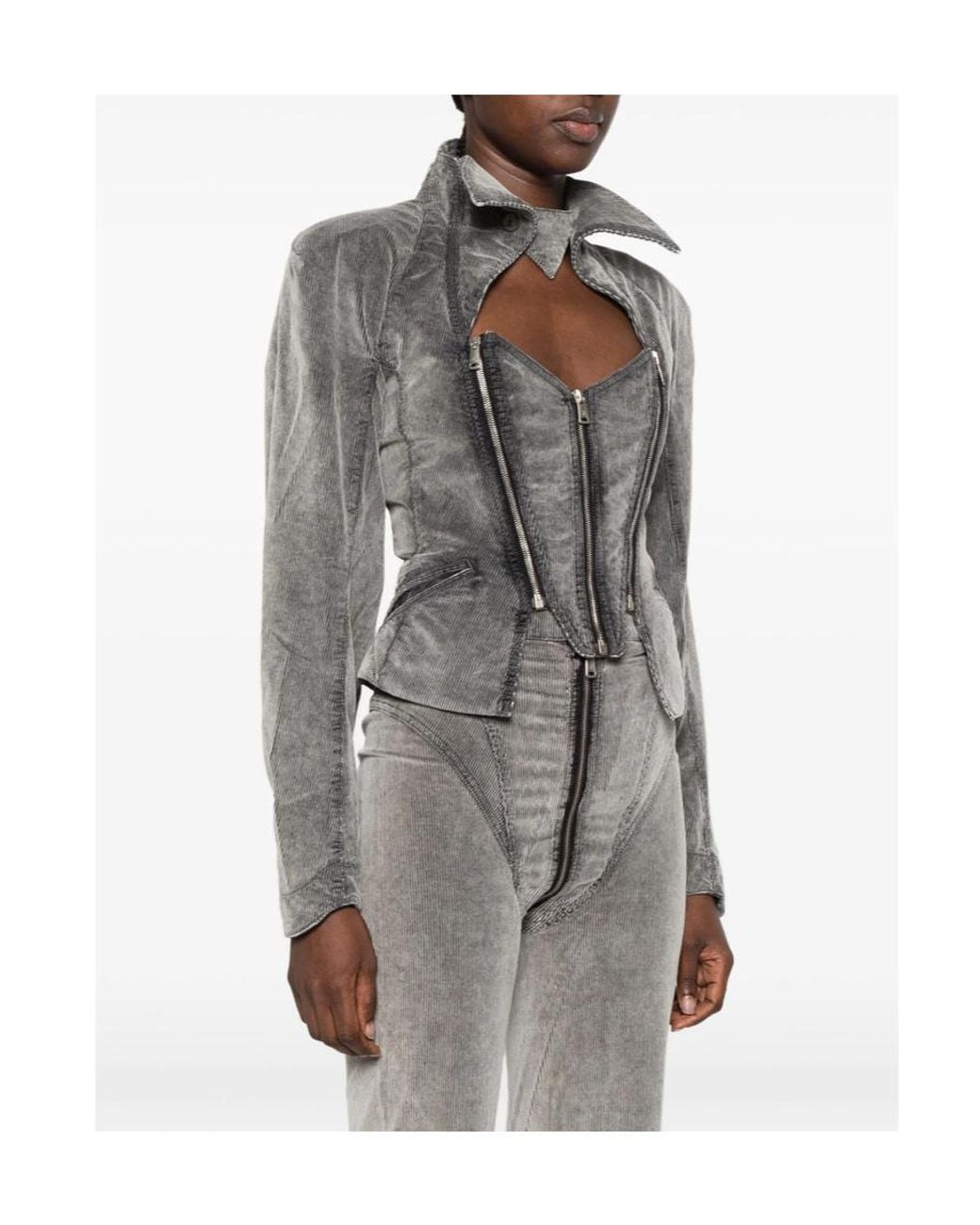 Vivienne Westwood Gray Long-Sleeve Jacket