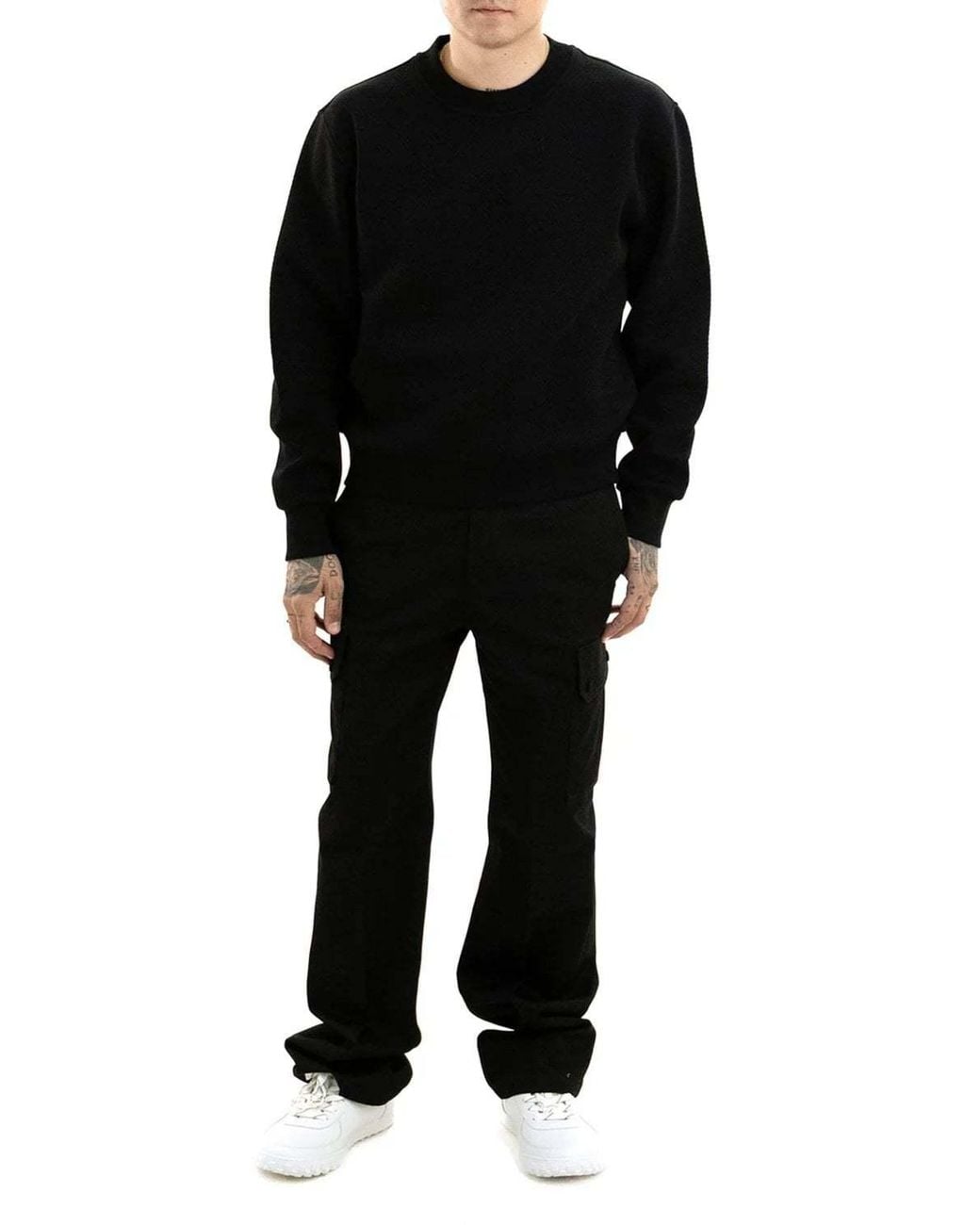 Givenchy Black Crewneck Sweatshirt for men