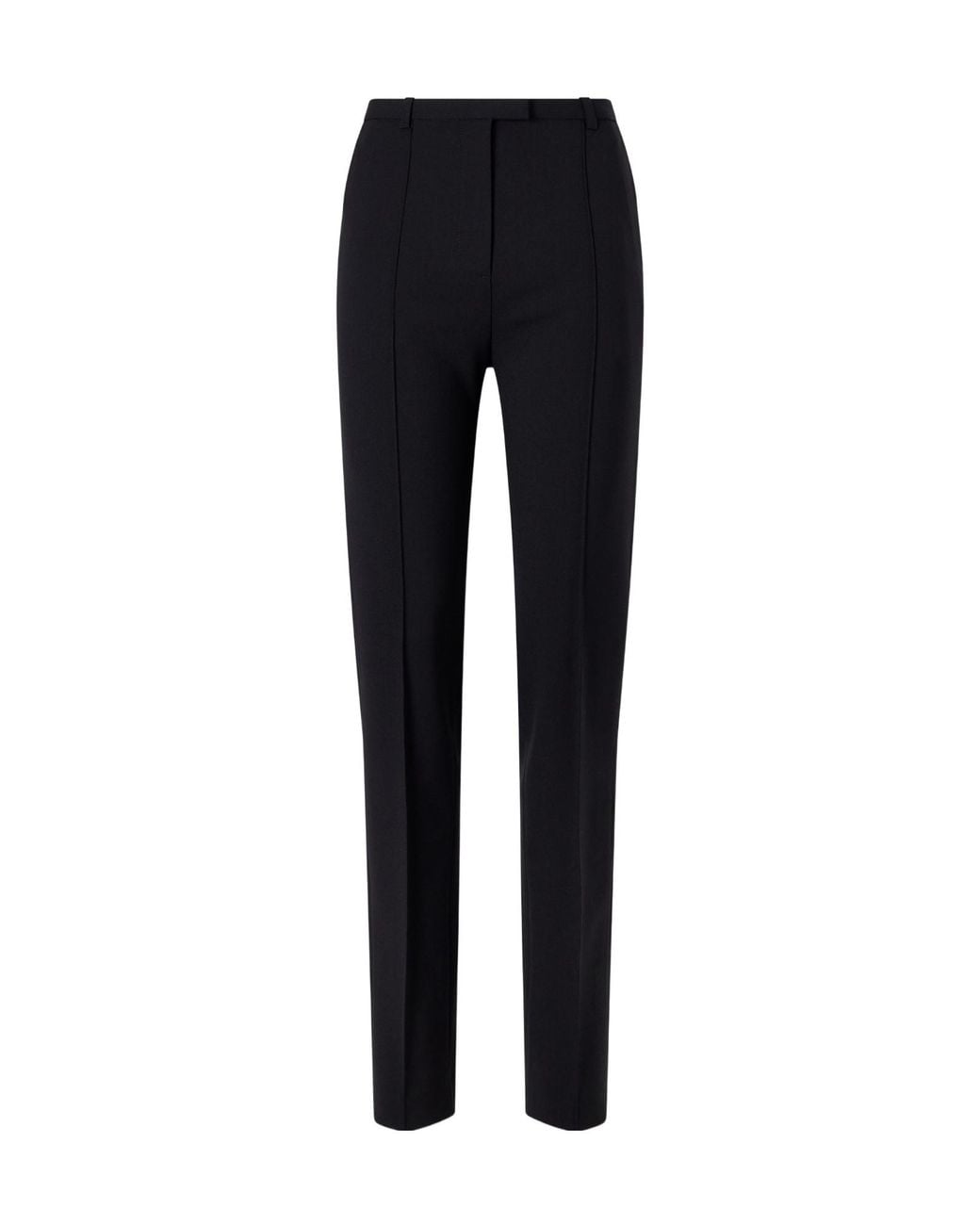 Loulou de Saison Black Malka Lds Seam-Detail Trousers