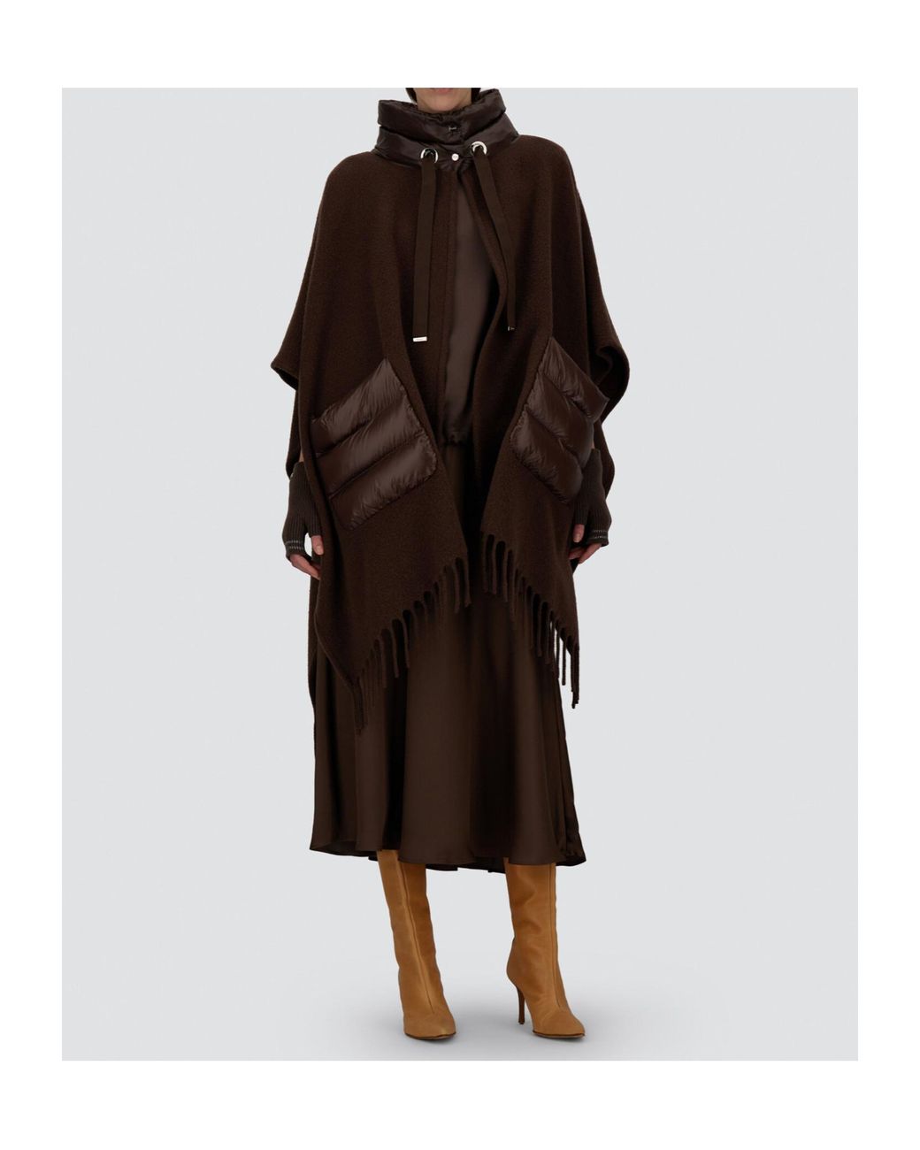 Herno Brown Vacation-Style Skirt