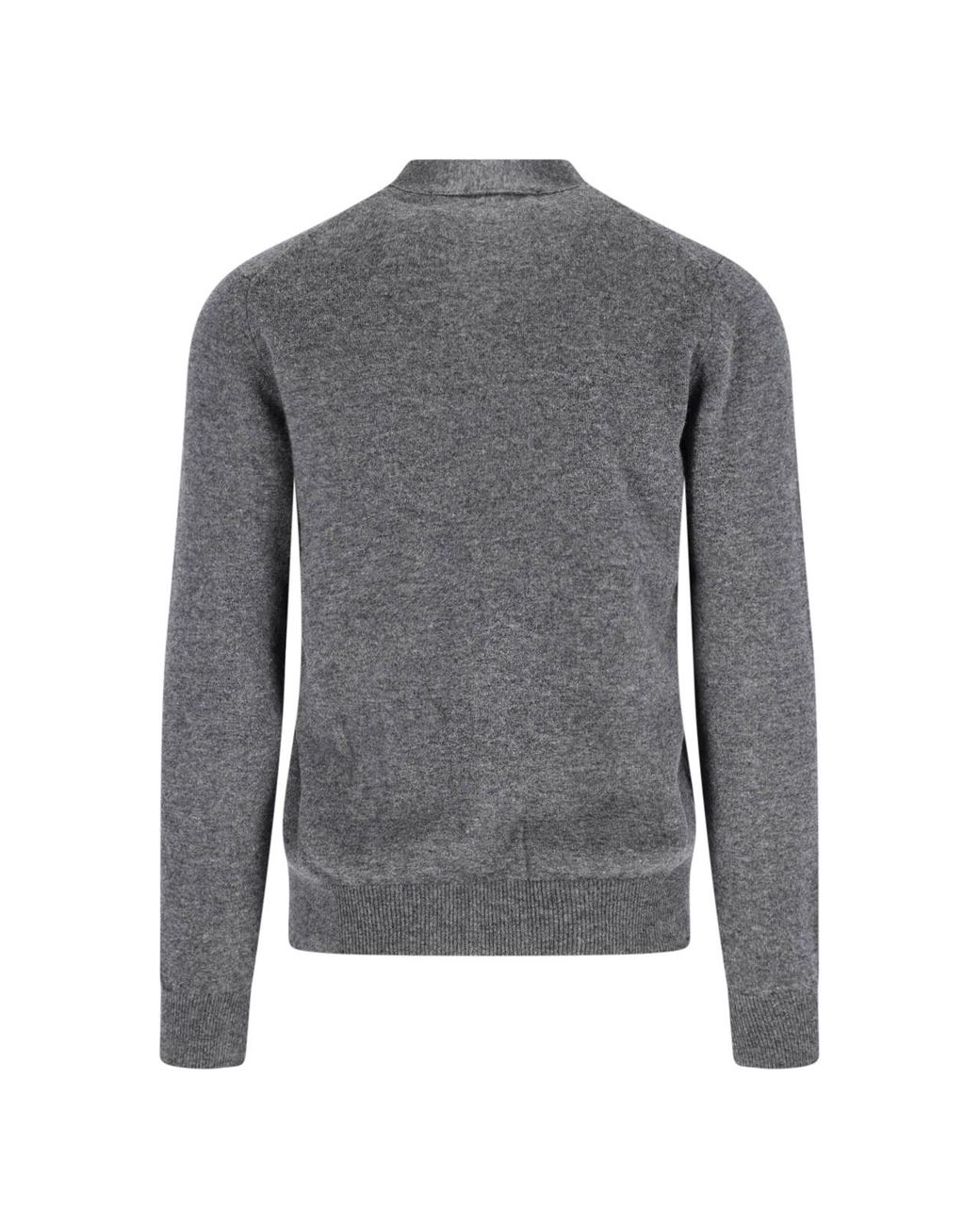 COMME DES GARÇONS PLAY Blue Comme Des Garçons Play Logo Patch Knitted Cardigan