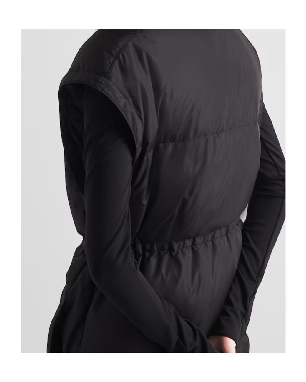 Prada Blue Re-Nylon Down Coat