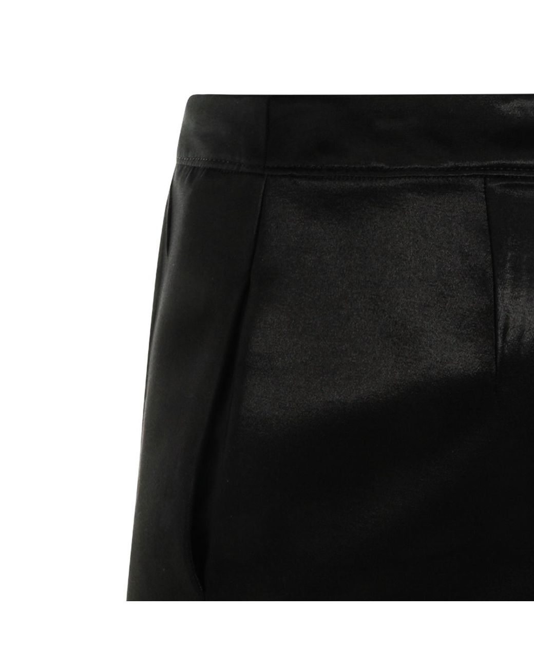 Saint Laurent Black Cassandre Pencil Skirt