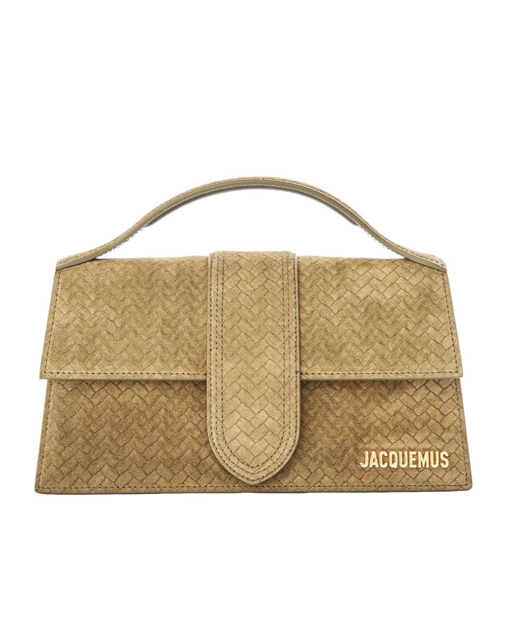 Jacquemus Black Simple Large-Capacity Genuine Leather Bag