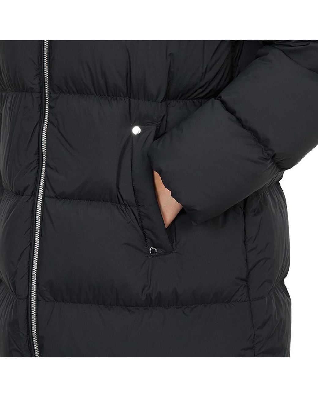 Moose Knuckles Black Belle Dune Padded Coat