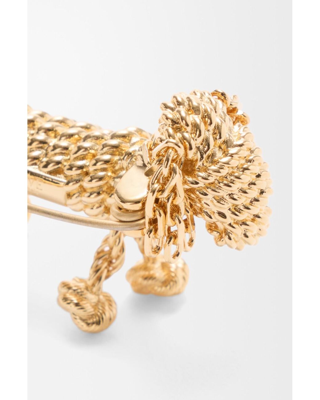 Loewe Metallic Sausage Dog Brooch