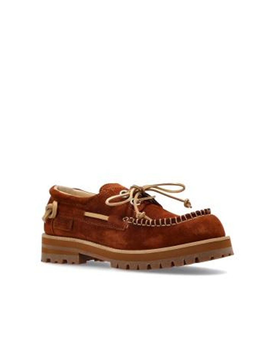 Moschino Brown Boat Shoes