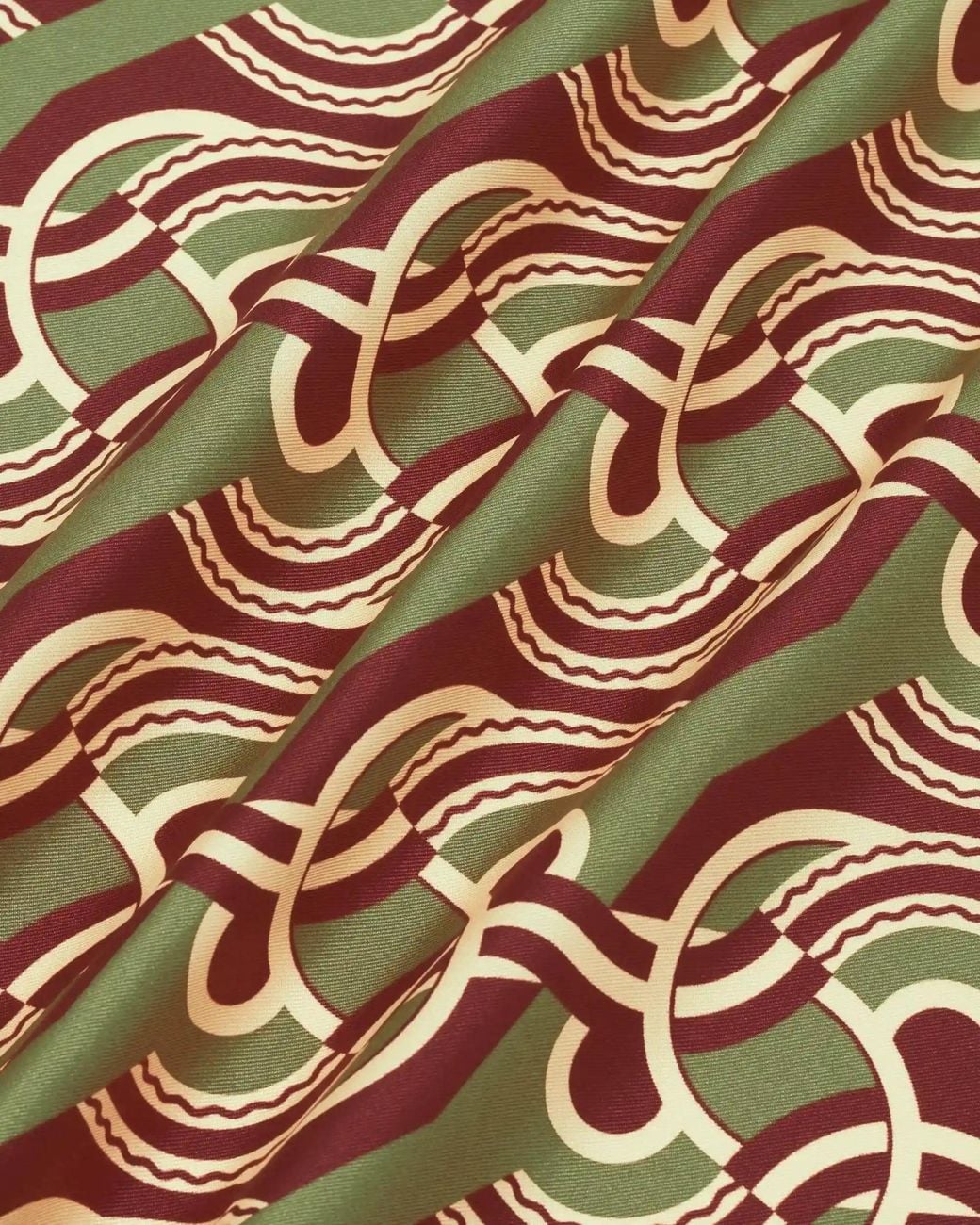 Drole de Monsieur Brown Drôle De Monsieur Geometric Printed Scarf for men