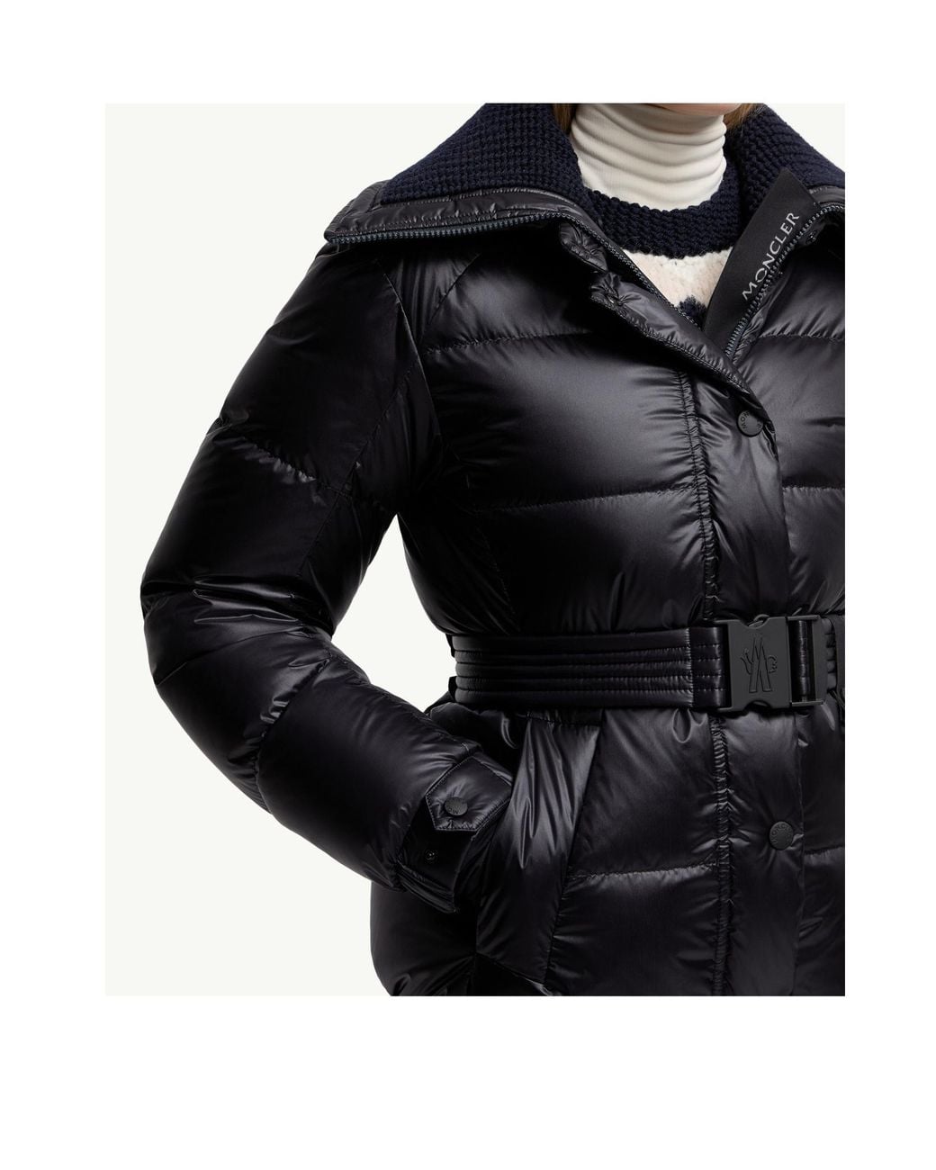 Moncler Blue Grenoble Bataillouse Padded Jacket