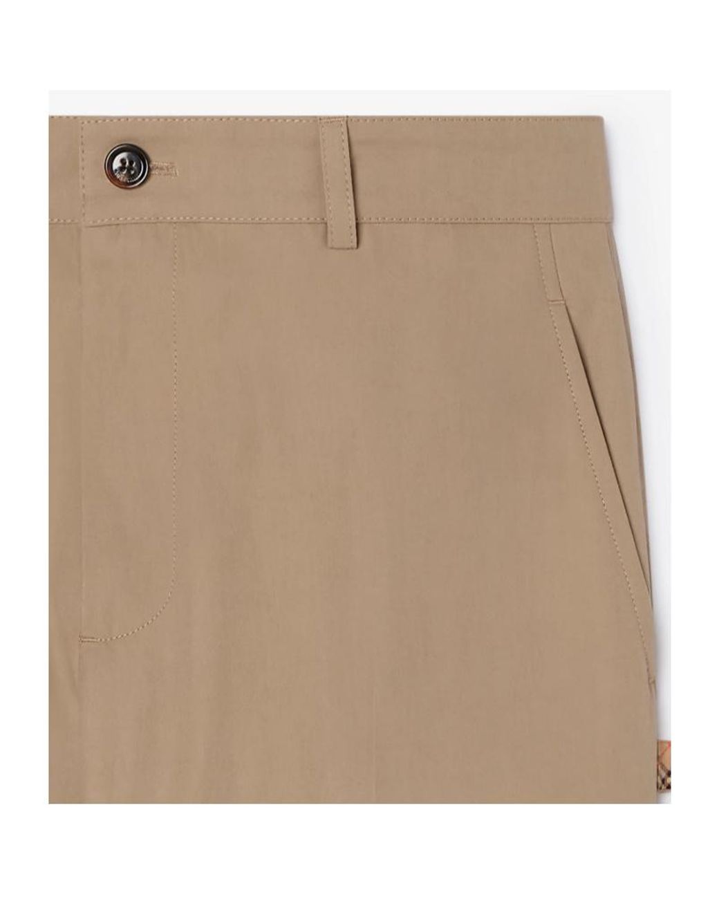 Burberry Natural Twill Chino Pants for men