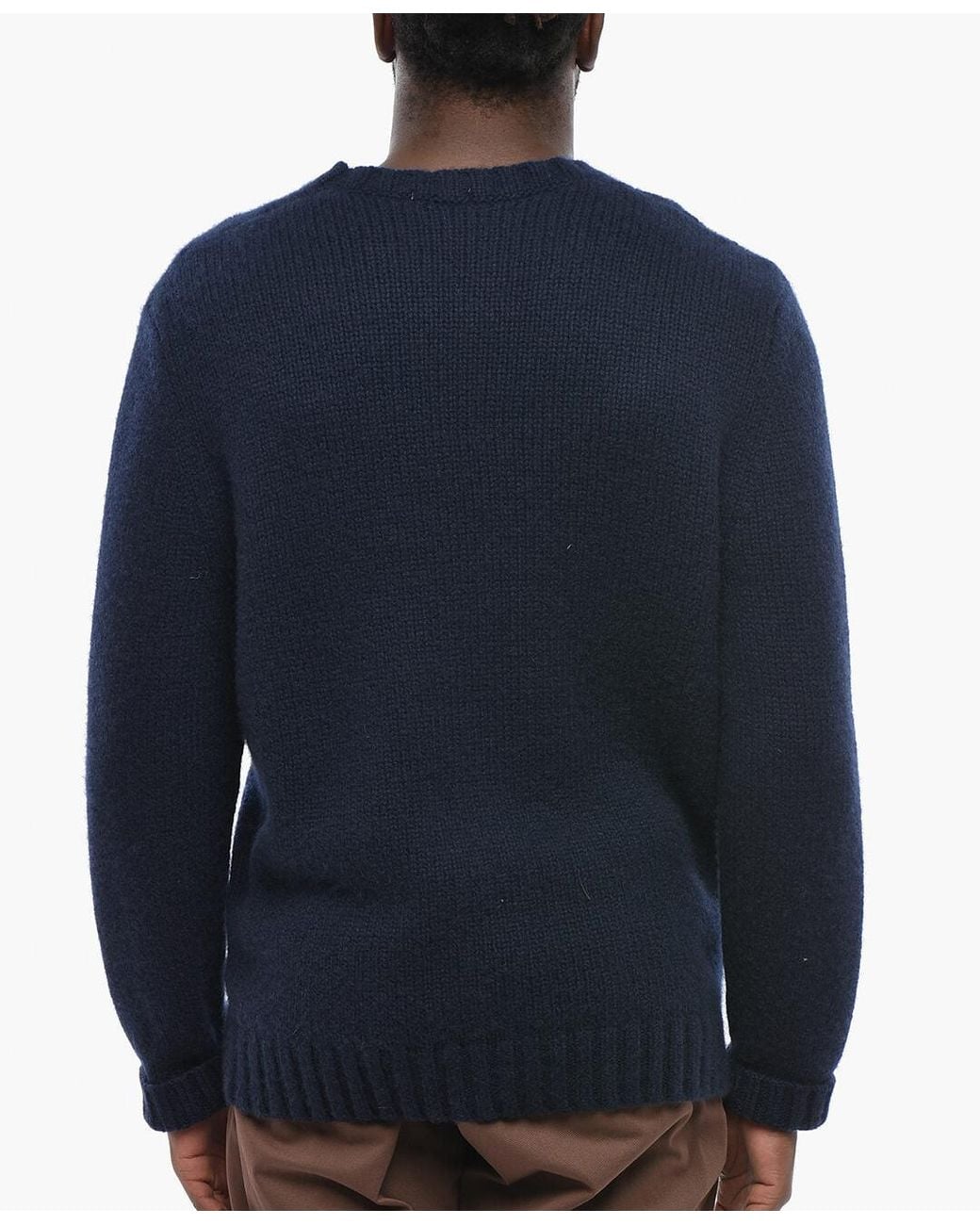 Malo Blue Crewneck Sweater for men