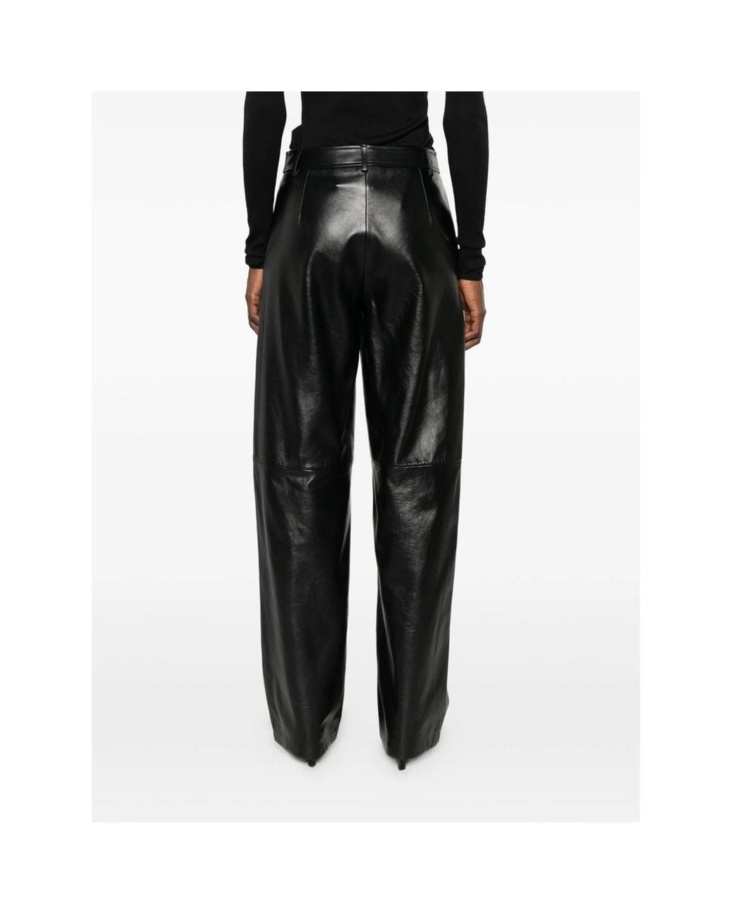 Max Mara Gray Casual Pants With Belt Loops