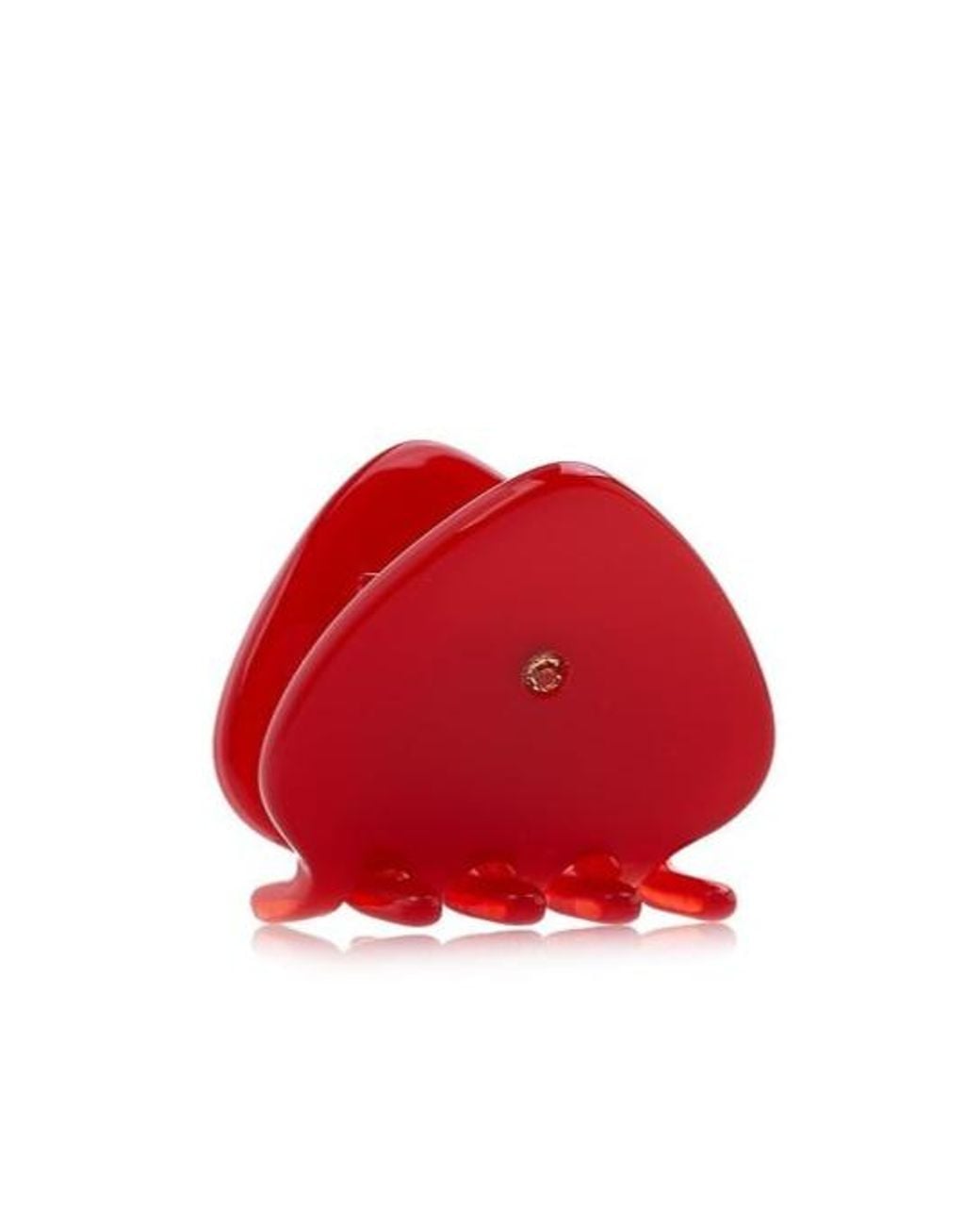 Etro Red Logo Hair Clip