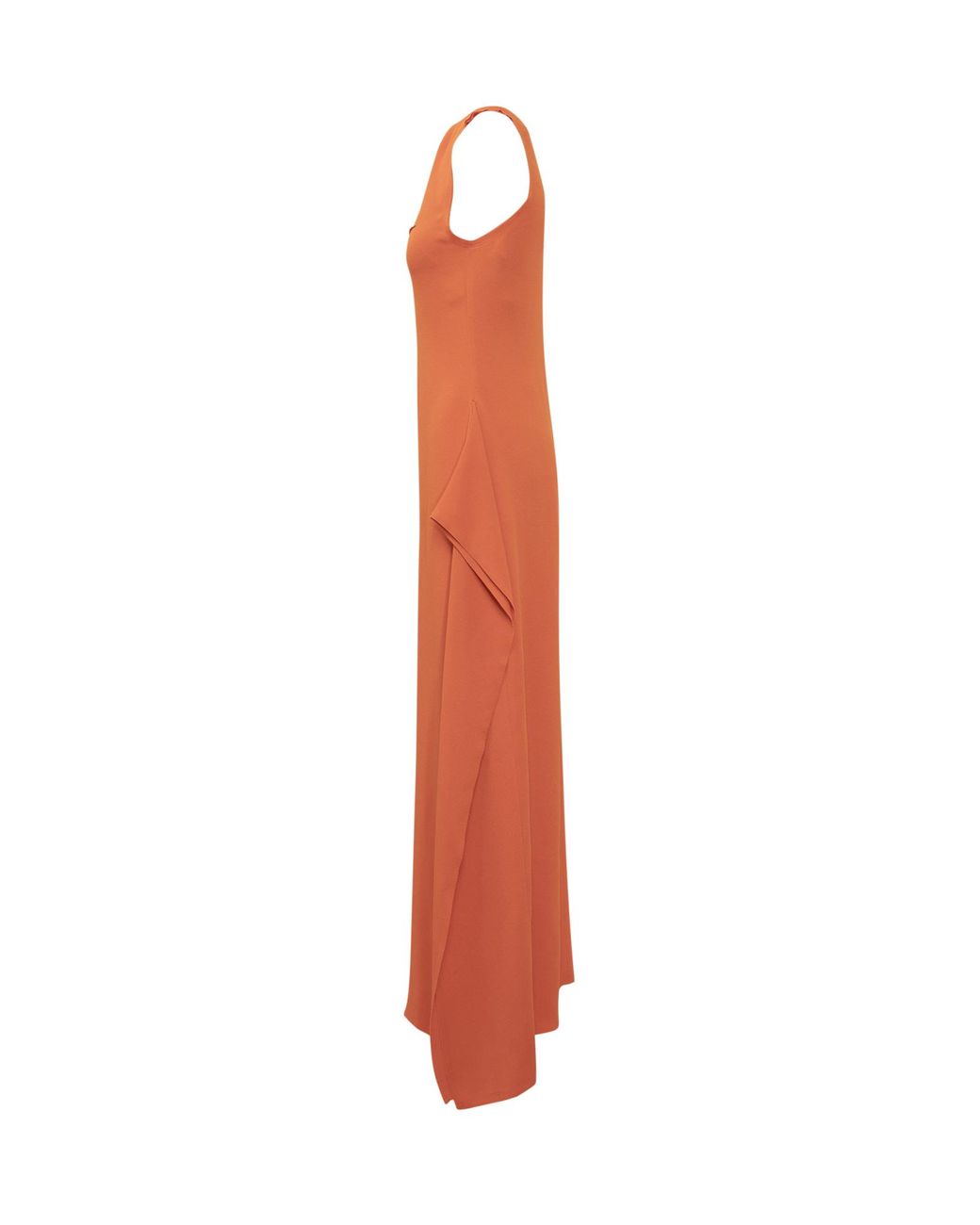 Lanvin Red Sleeveless Maxi Dress