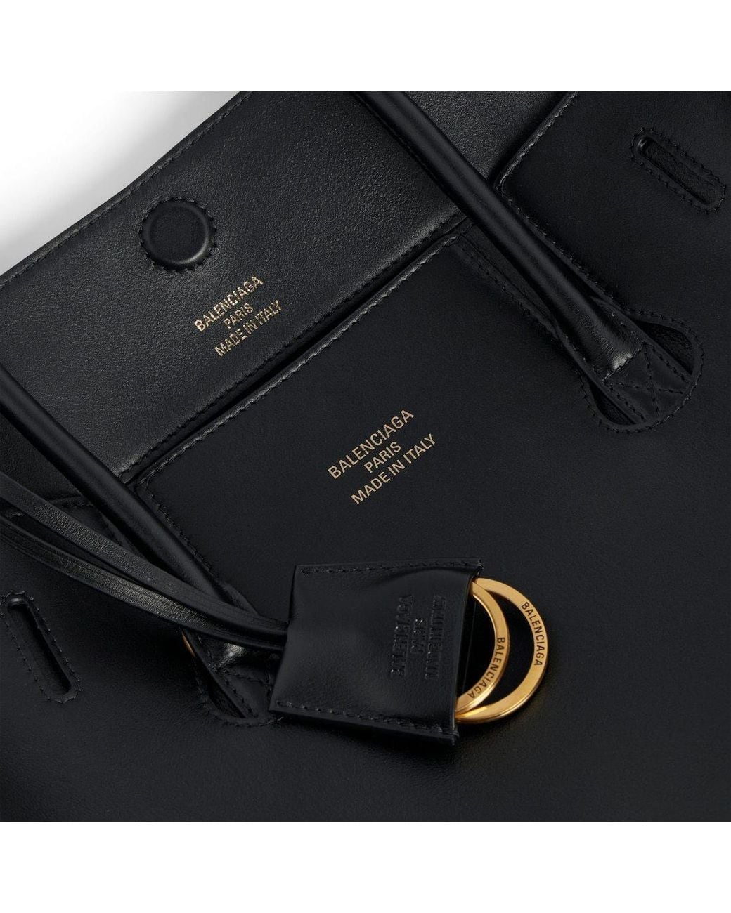 Balenciaga Black Hampton Small Carry All Bag