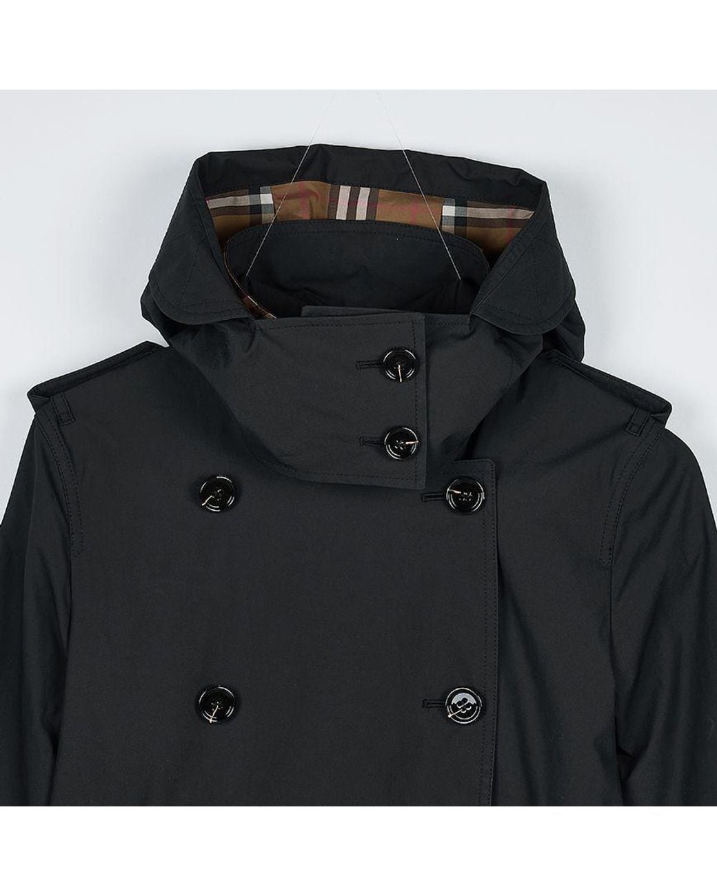Burberry Black Telford Hooded Windbreaker