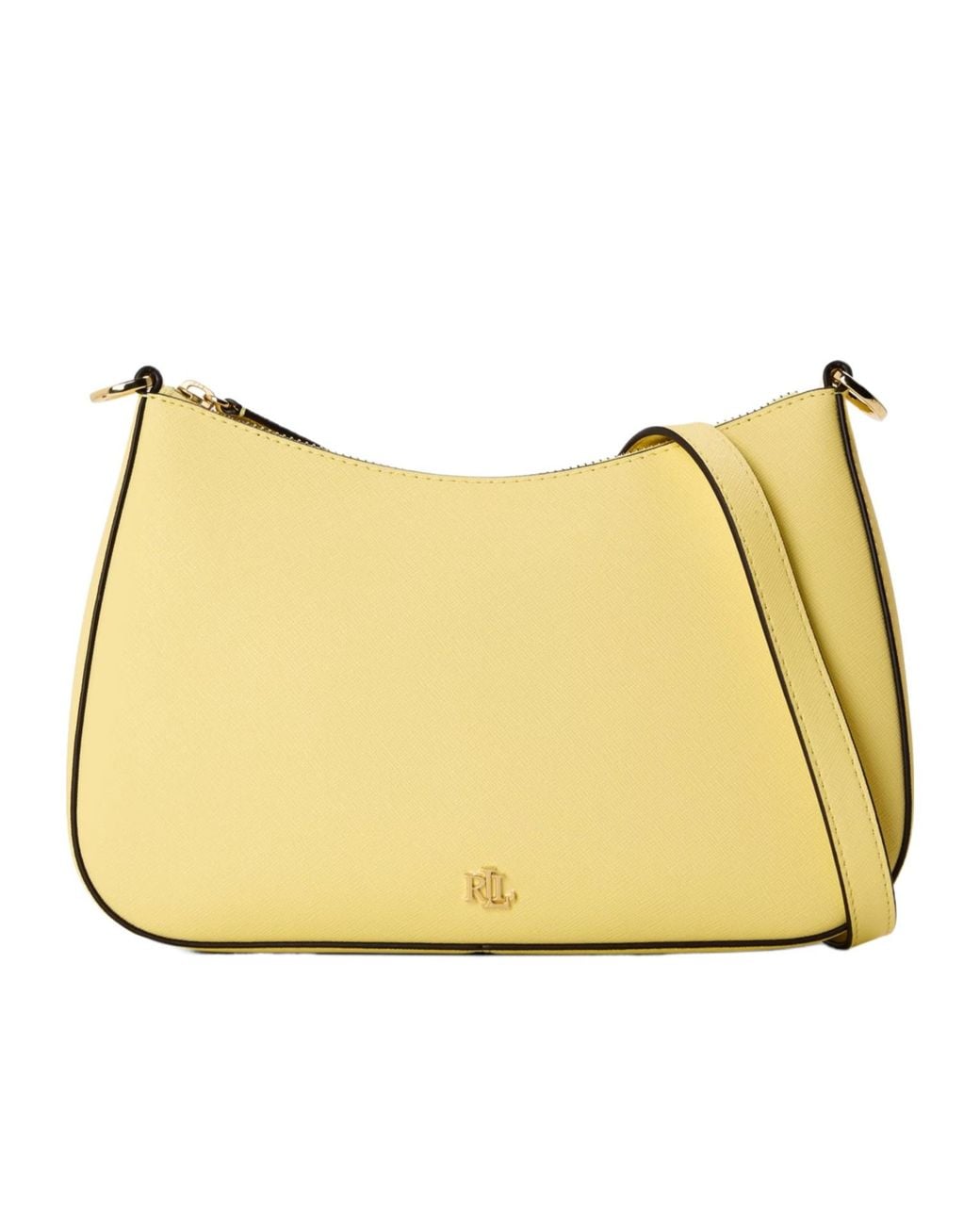 Ralph Lauren Yellow Logo Shoulder Bag