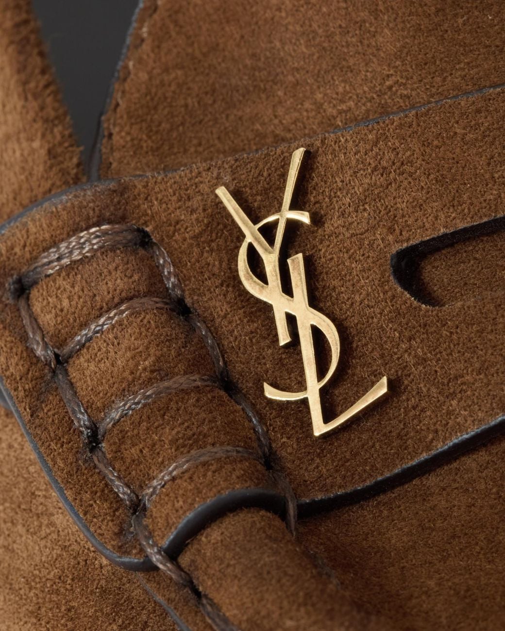 Saint Laurent Brown Le Loafer 110 Heeled Pumps