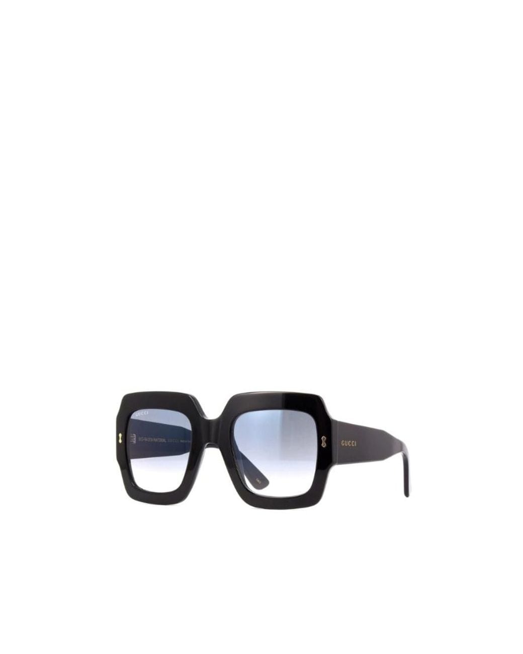Gucci Blue Eyewear Square Frame Sunglasses