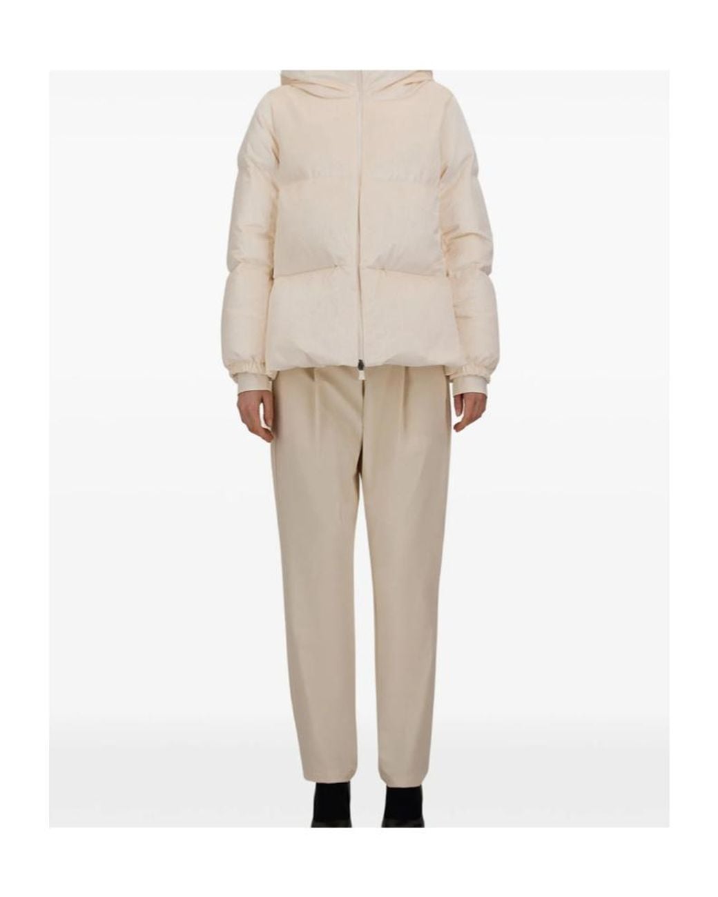 Herno Natural Long-Sleeved Down Jacket