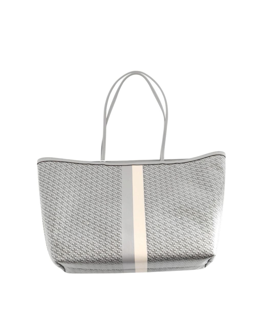 Tory Burch Gray Double-Handle Handbag