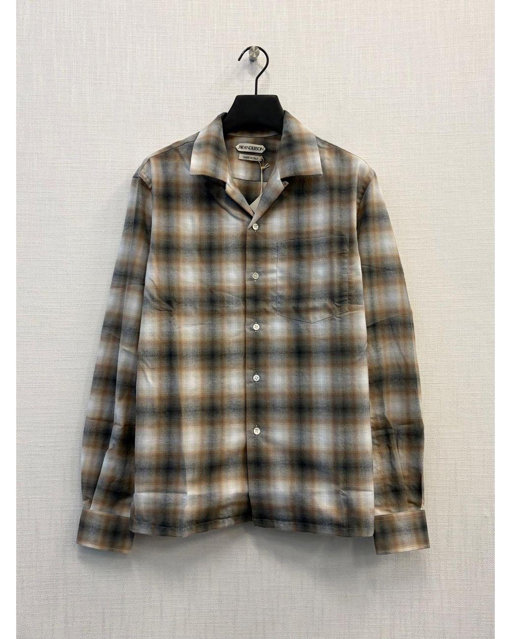 J.W. Anderson Gray Plaid Shirt