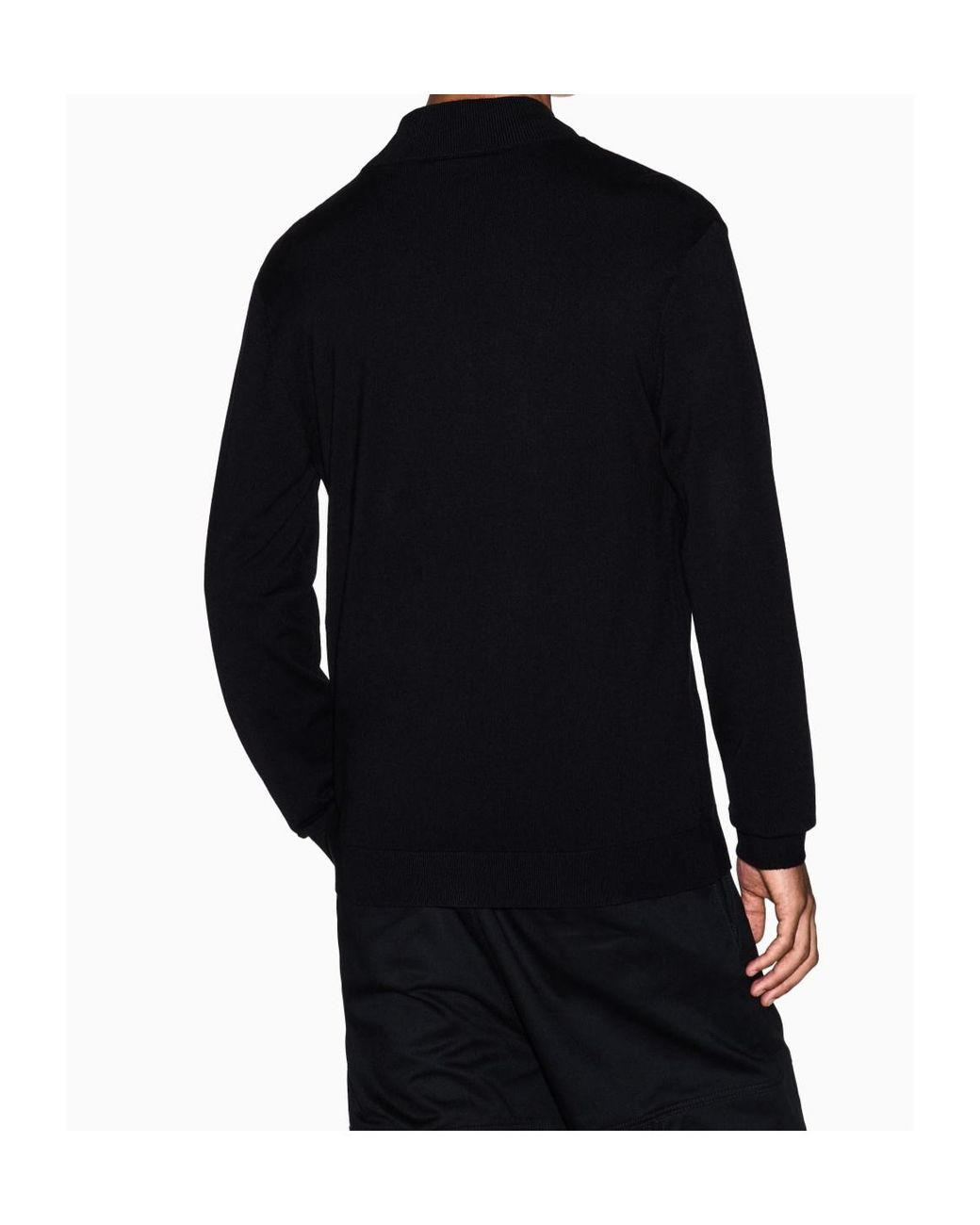 ARMANI EXCHANGE Blue Zip-Up Cardigan for men