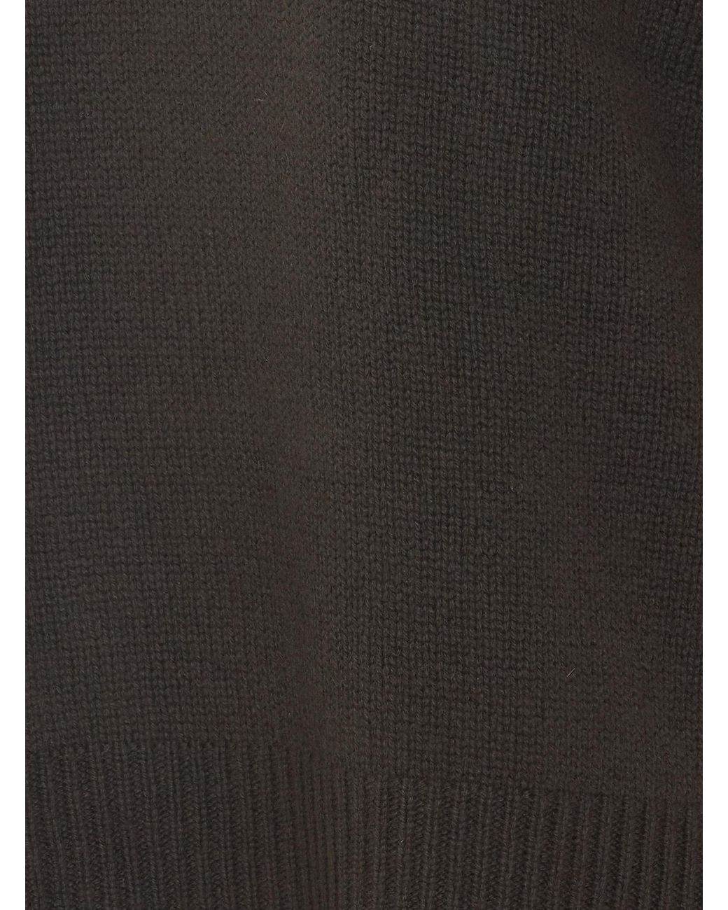 Lisa Yang Gray Heidi High Neck Knitted Sweater