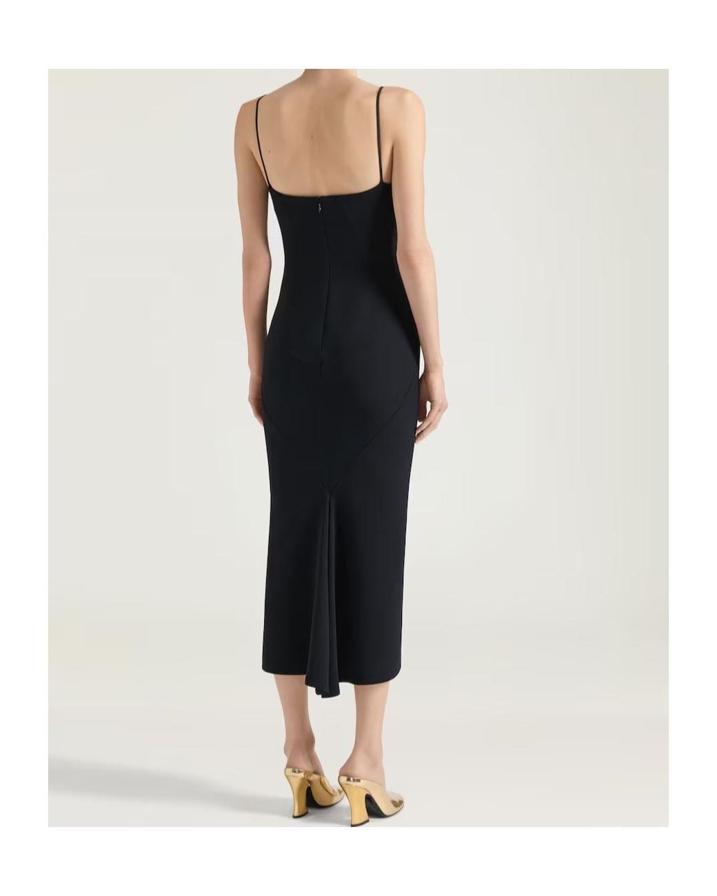 Givenchy Black Dress With Draped Detail