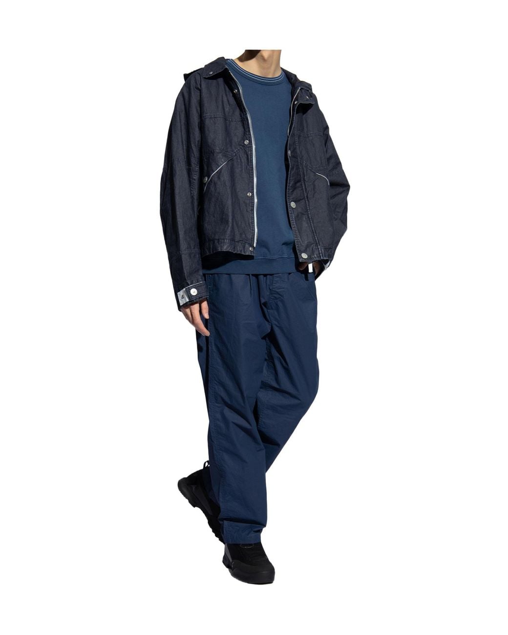 Stone Island Blue Marina Collection Trousers for men