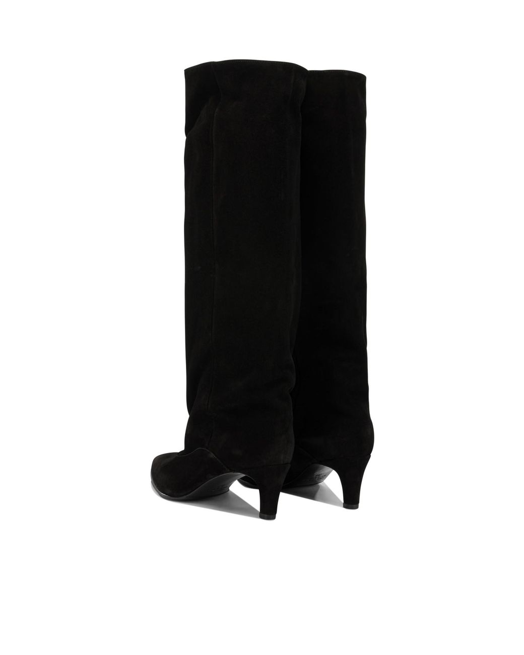 Strategia Black High-Heeled Boots