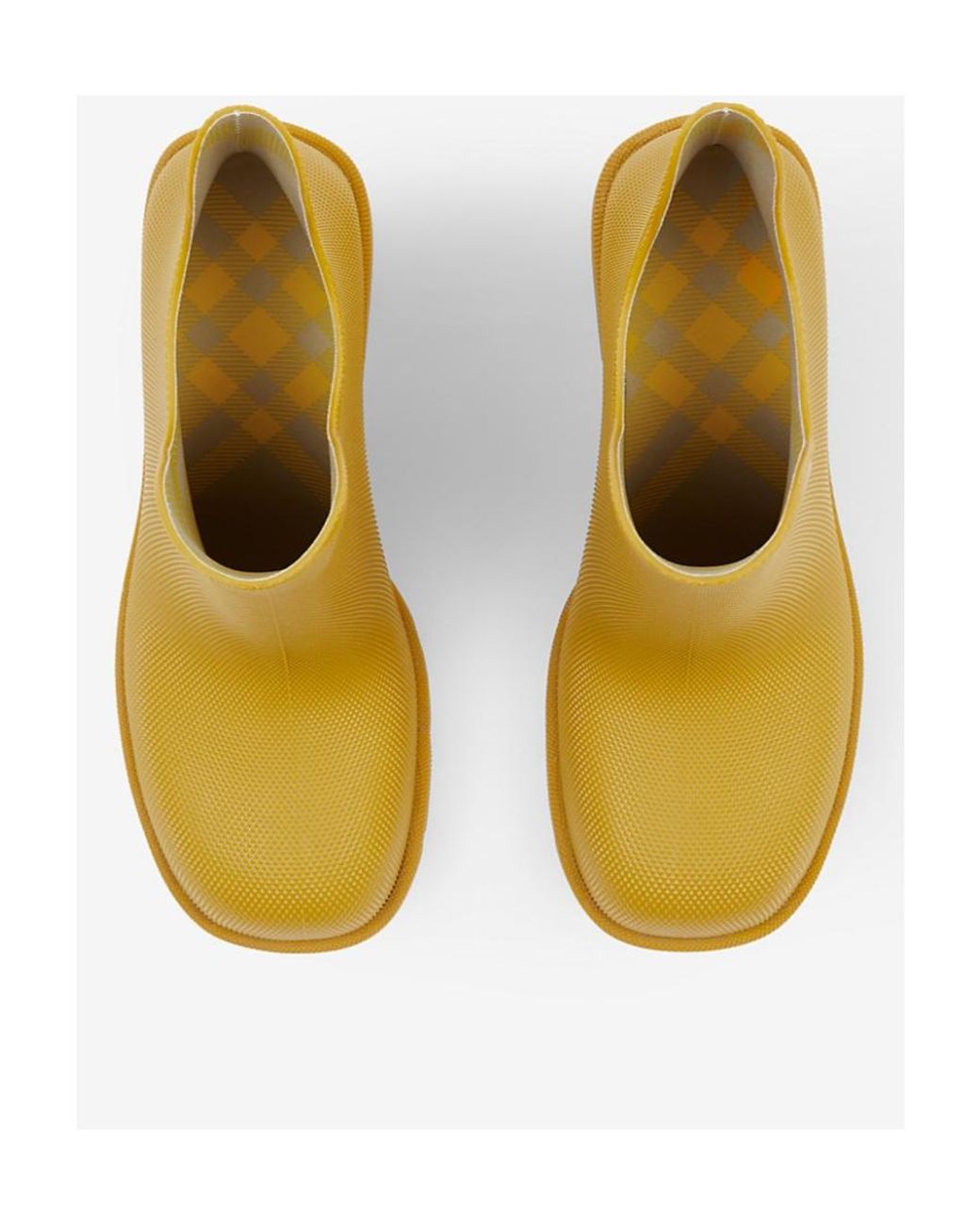 Burberry Yellow Marsh Slip-On Ankle Boots