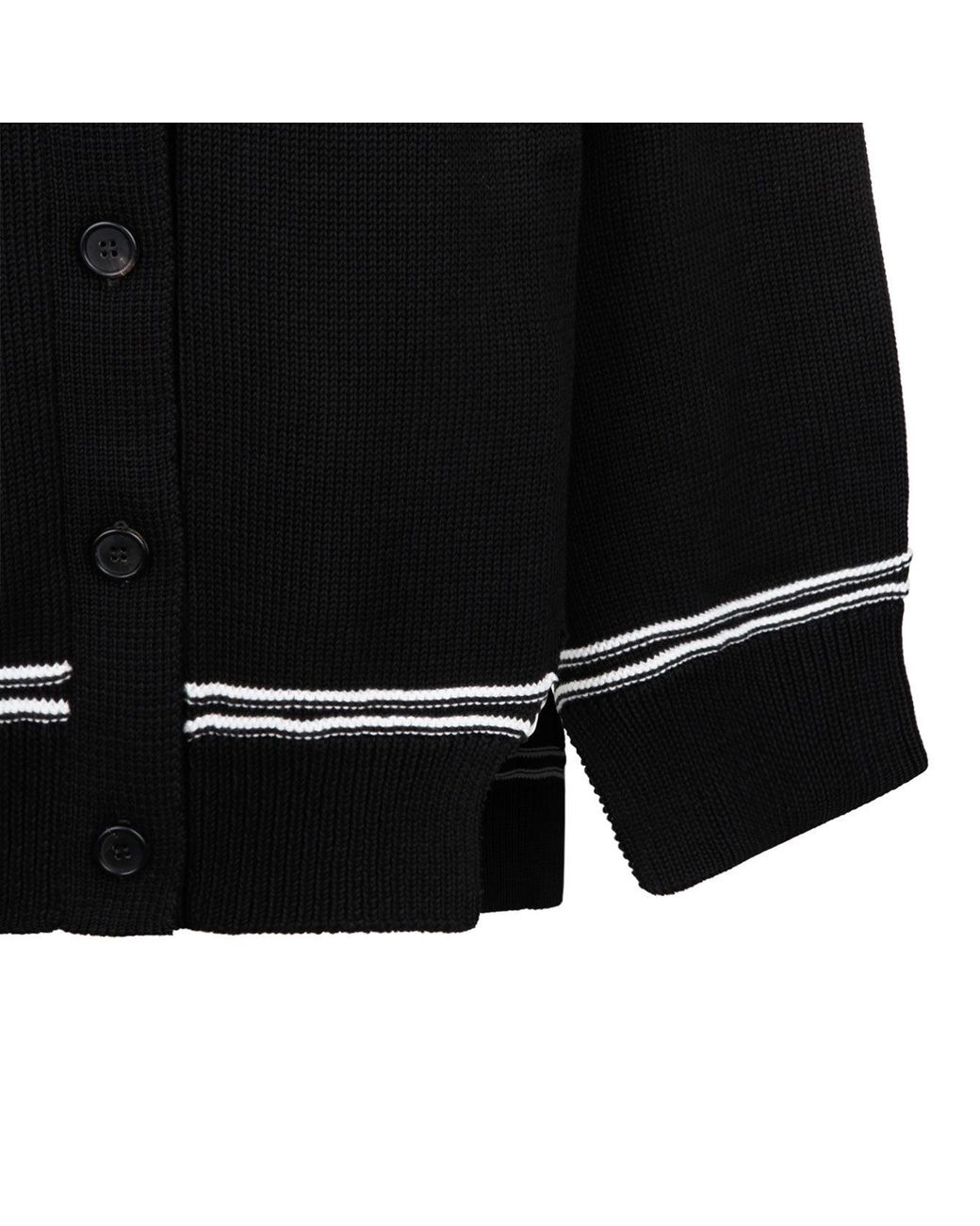 Marni Black Buttoned Oversized-Fit Cardigan