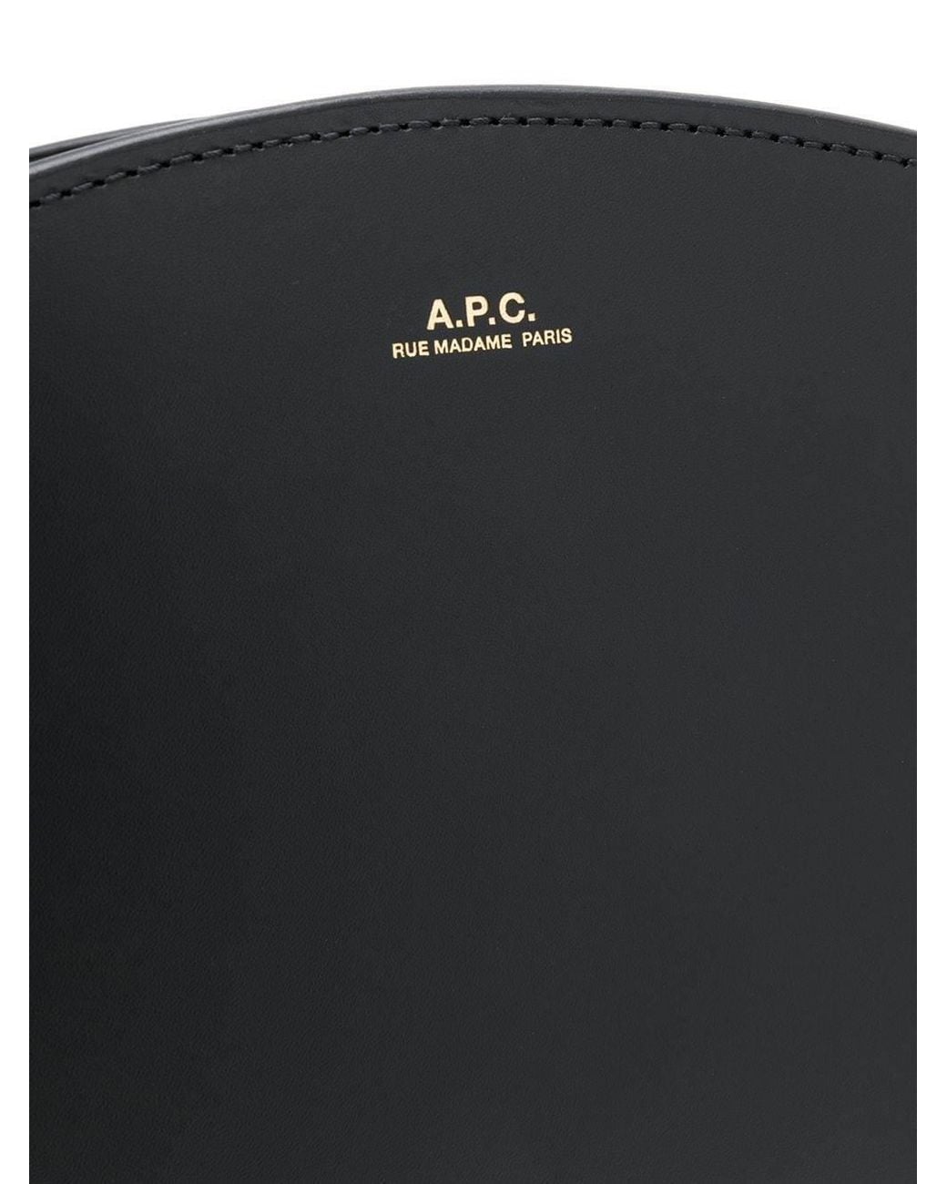 A.P.C. Black Demi Lune Crossbody Bag