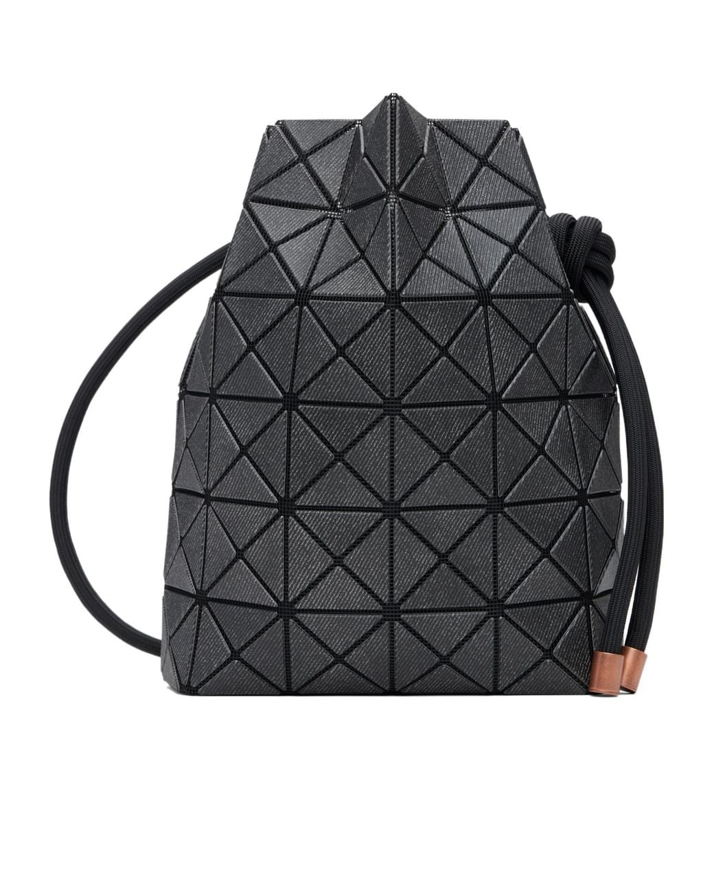 Issey Miyake Black Wring Denim Shoulder Bag